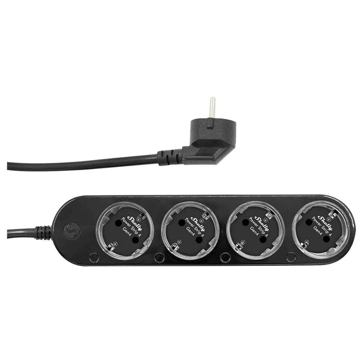 Shelly Extensão Inteligente Multiprotocolo com 4 Tomadas e Medição Individual 1,5m -Shelly Power Strip 4 Gen4 Black em Preto - Image 6