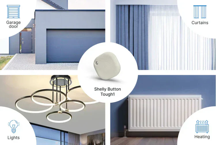 Shelly Botão inteligente robusto BT/Zigbee para cenários (IP54) - Shelly BLU Button Tough 1 ZB Mocha - Image 9