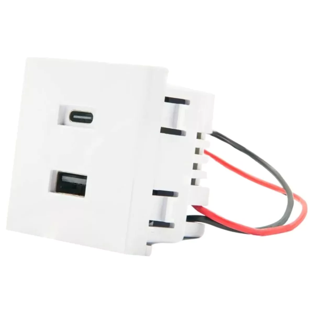 Shelly Carregador USB 20W (USB-A + USB-C) para Suporte de Wall Display - Shelly USB Charger para Wall Display Stand Branco - Image 2