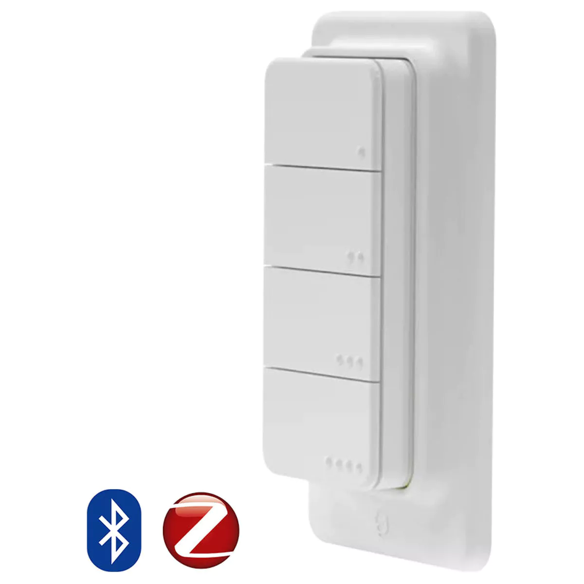 Shelly Comando inteligente de cenários BT/Zigbee, 4 botões - Shelly BLU RC Button 4 ZB