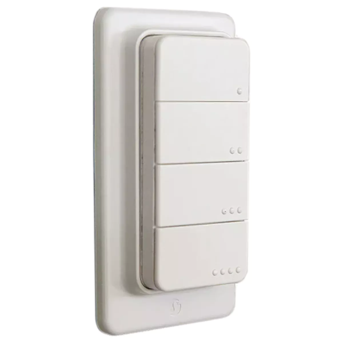 Shelly Comando inteligente de cenários BT/Zigbee, 4 botões - Shelly BLU RC Button 4 ZB - Image 2