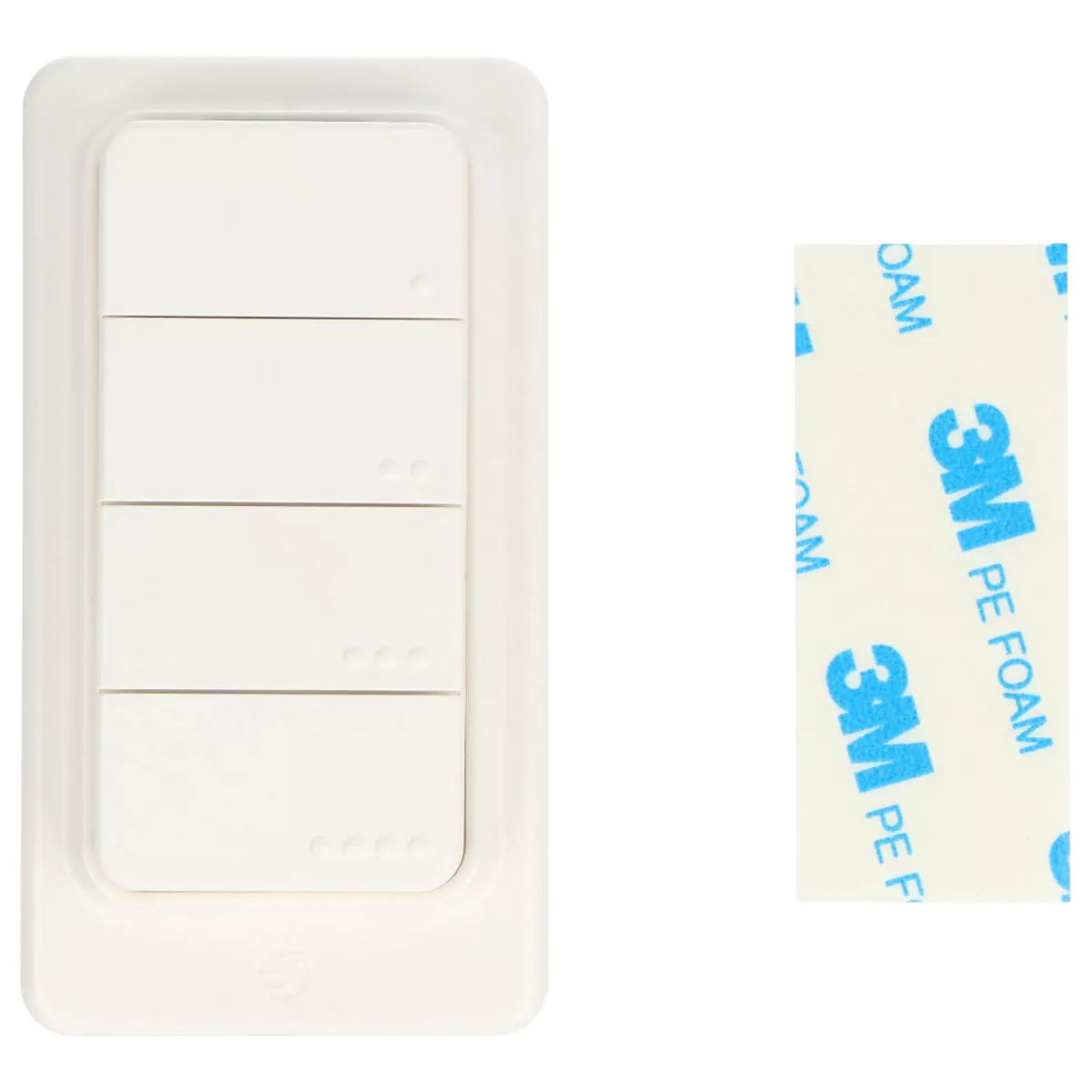 Shelly Comando inteligente de cenários BT/Zigbee, 4 botões - Shelly BLU RC Button 4 ZB - Image 7