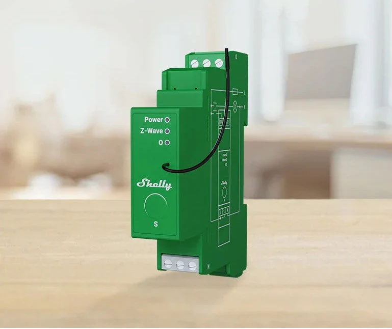 Shelly Dimmer Inteligente Z-Wave para Calha DIN, 1 Canal 200W com Medição - Shelly Wave Pro Dimmer 1PM - Image 9