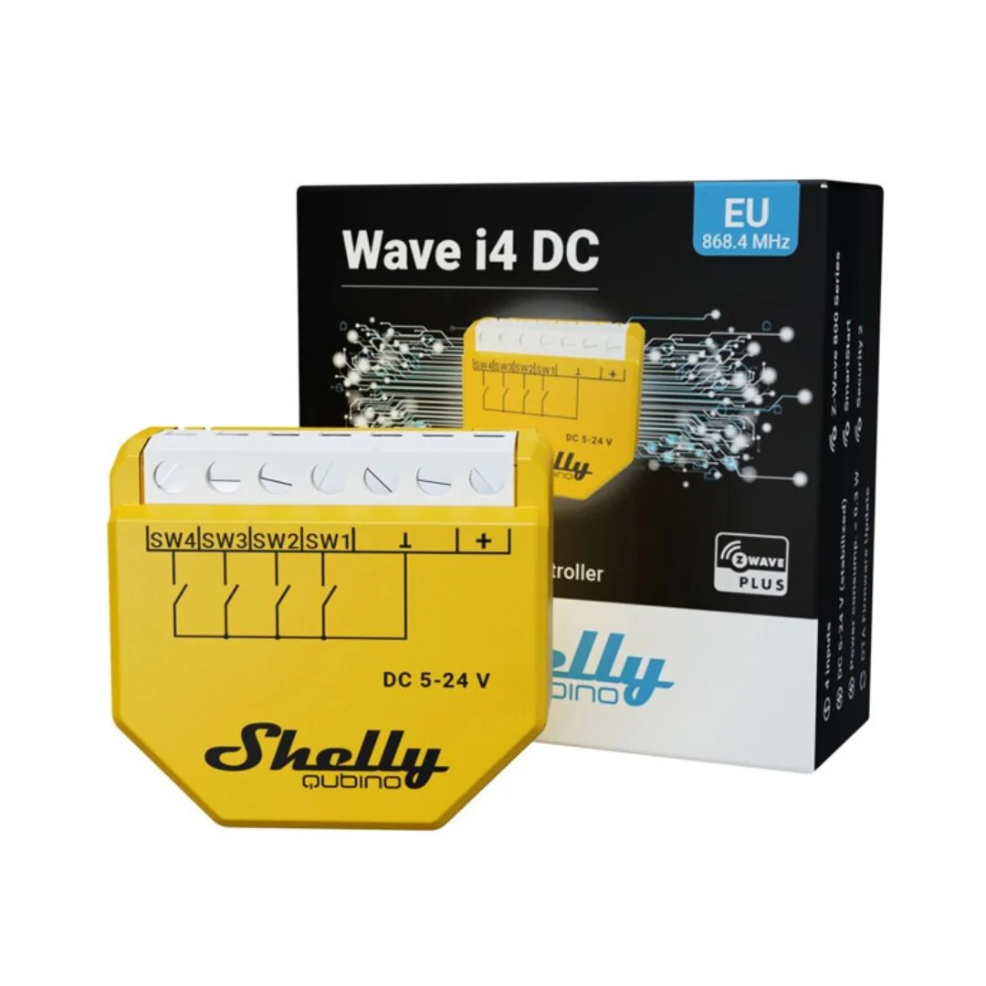 Shelly Qubino Z-Wave i4 DC – Módulo Z-Wave - Image 2