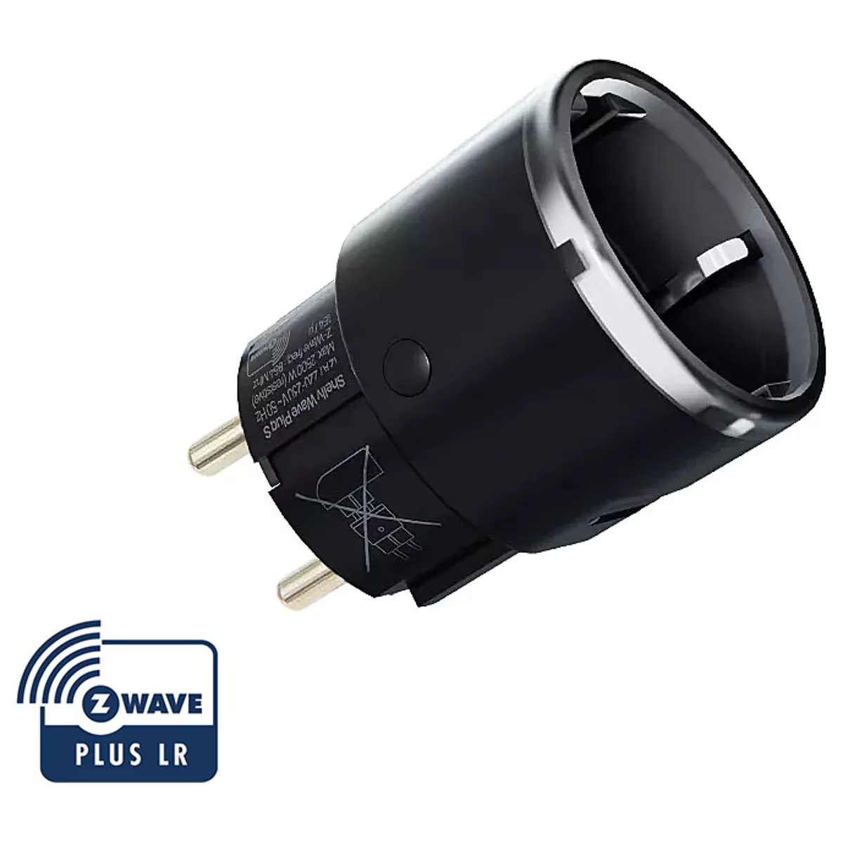 Shelly Tomada Inteligente Z-Wave Mesh/Long Range com Medidor de Consumo 230V / 12A - Shelly Wave Plug S LR em Preto - Image 2