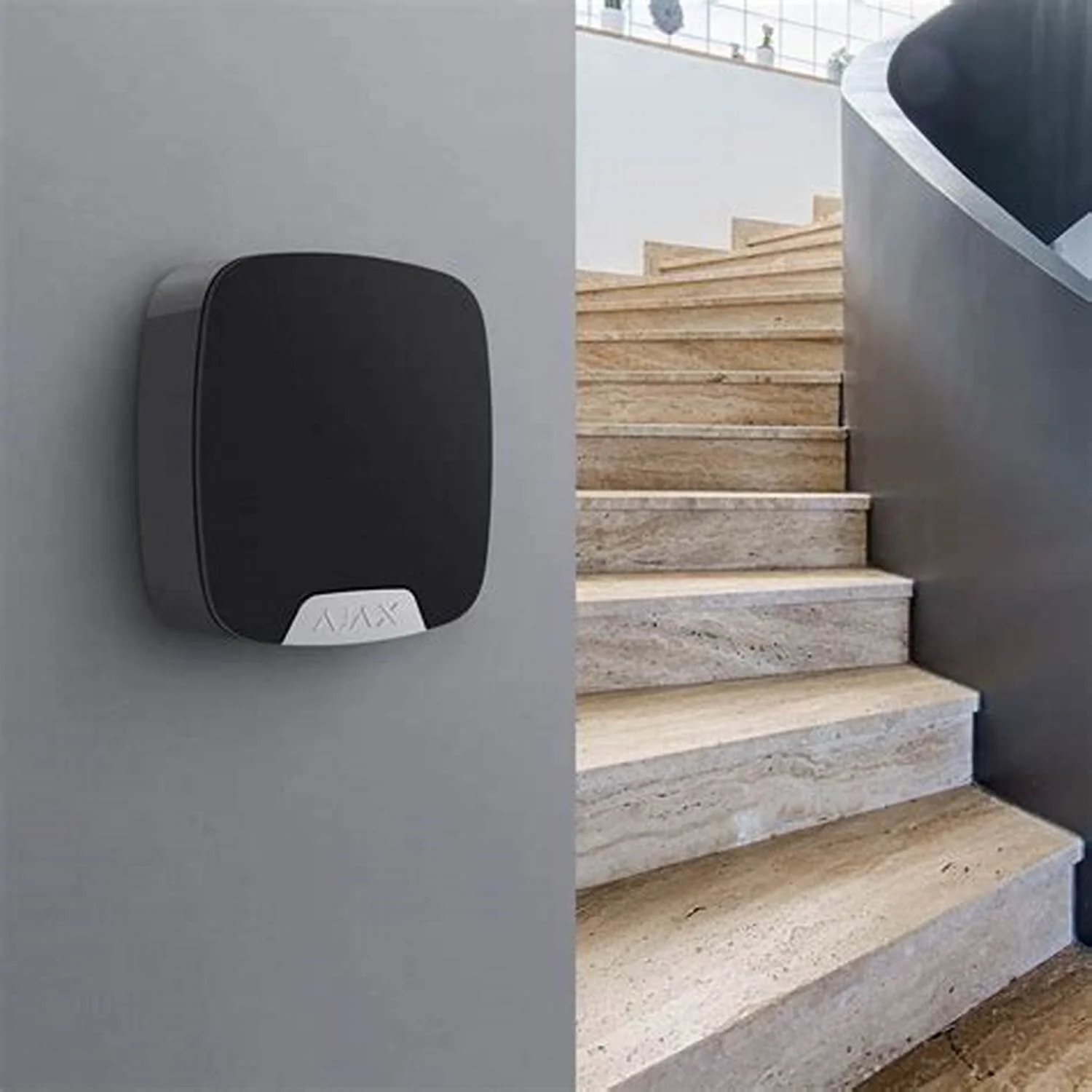 Ajax Sirene de interior para alarme Preto - Ajax HomeSiren Wireless Indoor - Image 3