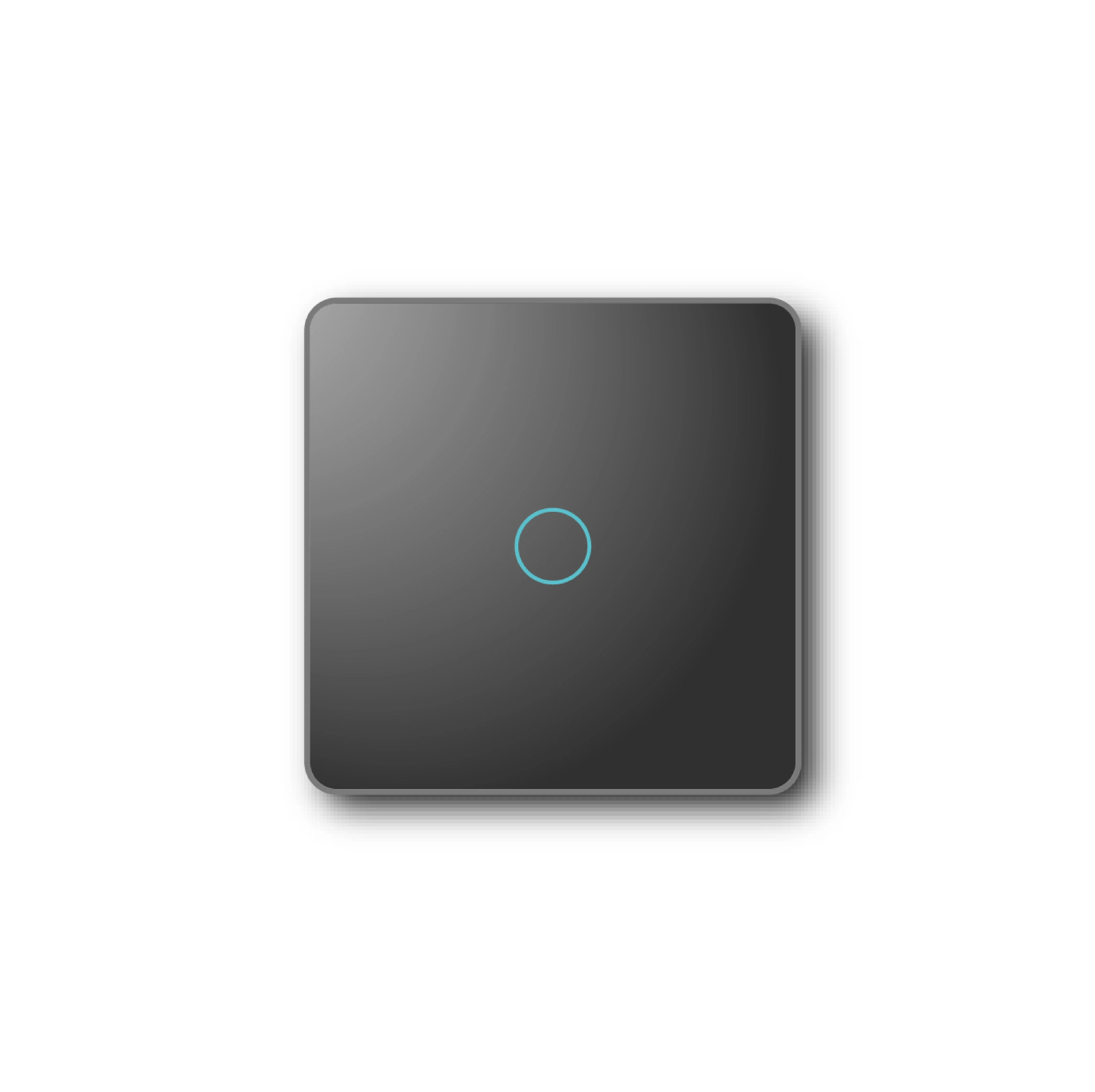 Smartify vPRO Comando de Cenários 1 Botão (3 Cenários) Zigbee Preto - SYPC01ZBPR