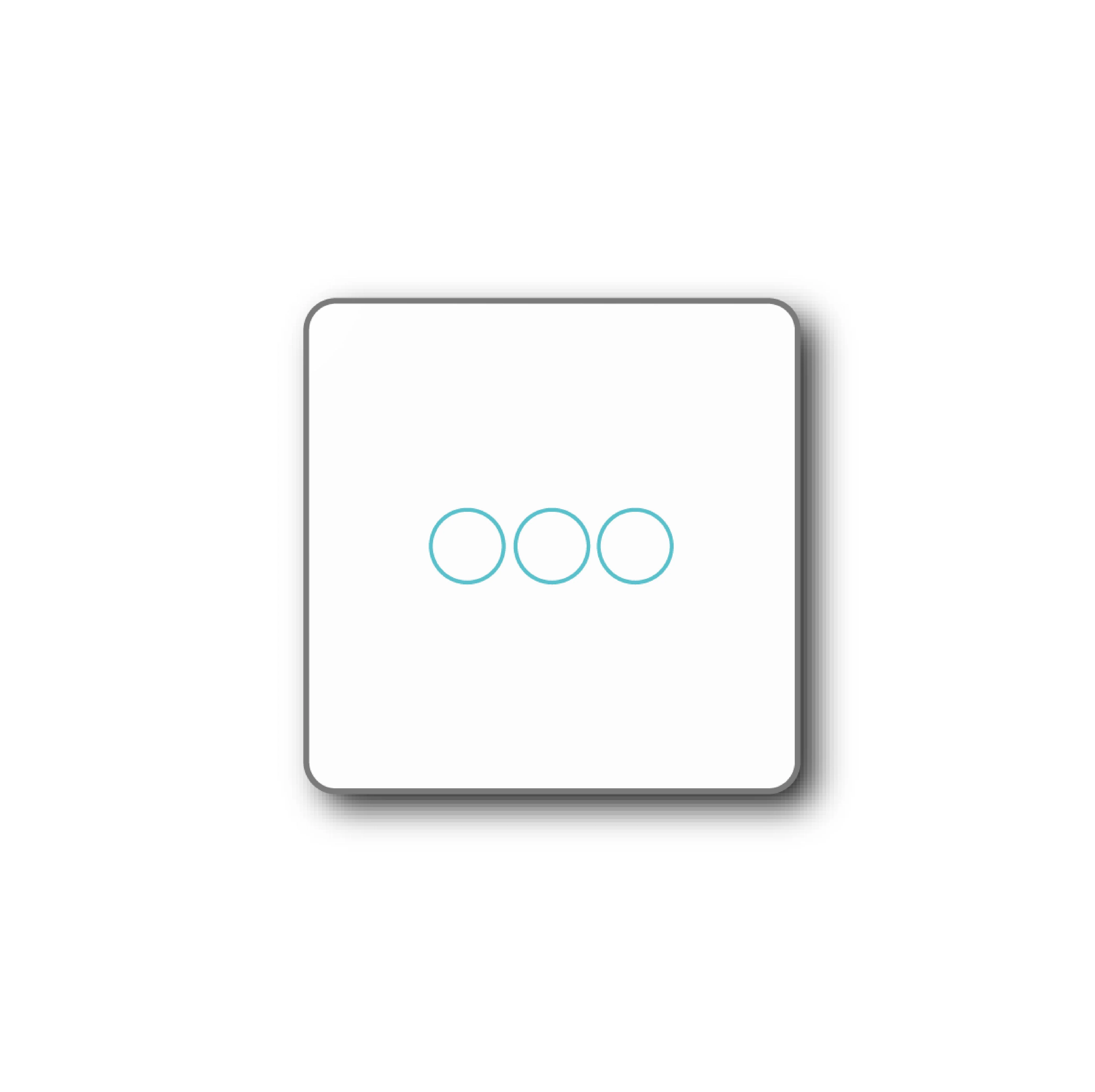 Smartify vPRO Comando de Cenários 3 Botões (9 Cenários) Zigbee Branco - SYPC03ZBBR