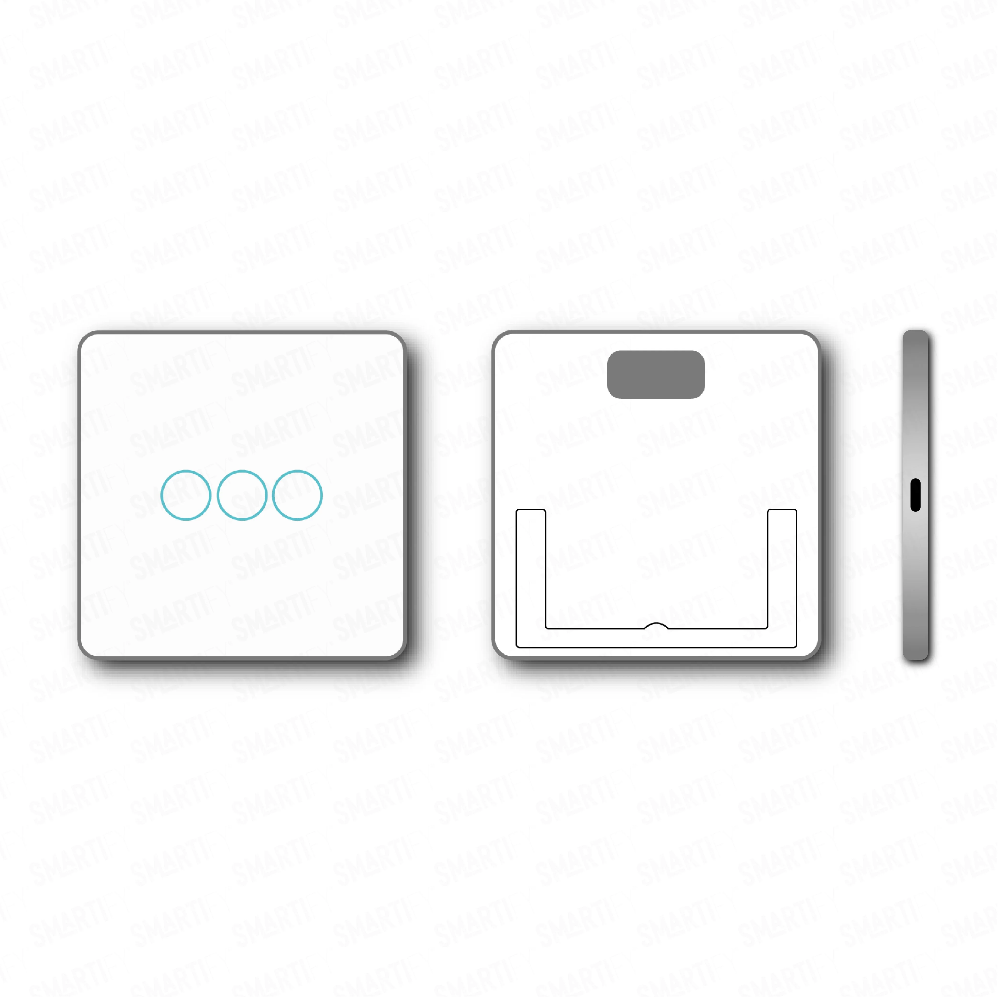 Smartify vPRO Comando de Cenários 3 Botões (9 Cenários) Zigbee Branco - SYPC03ZBBR - Image 2