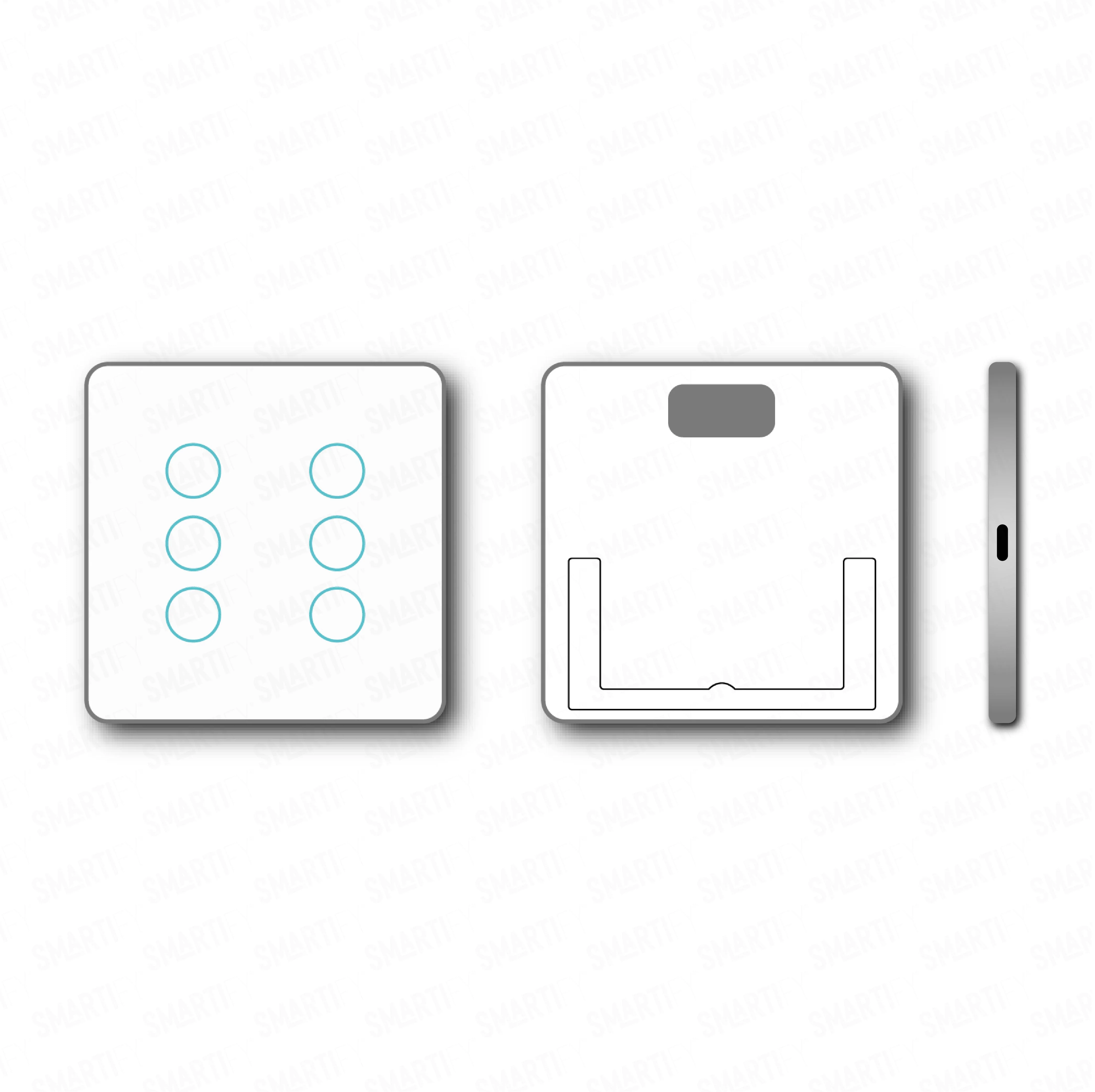 Smartify vPRO Comando de Cenários 6 Botões (18 Cenários) Zigbee Branco - SYPC06ZBBR - Image 2