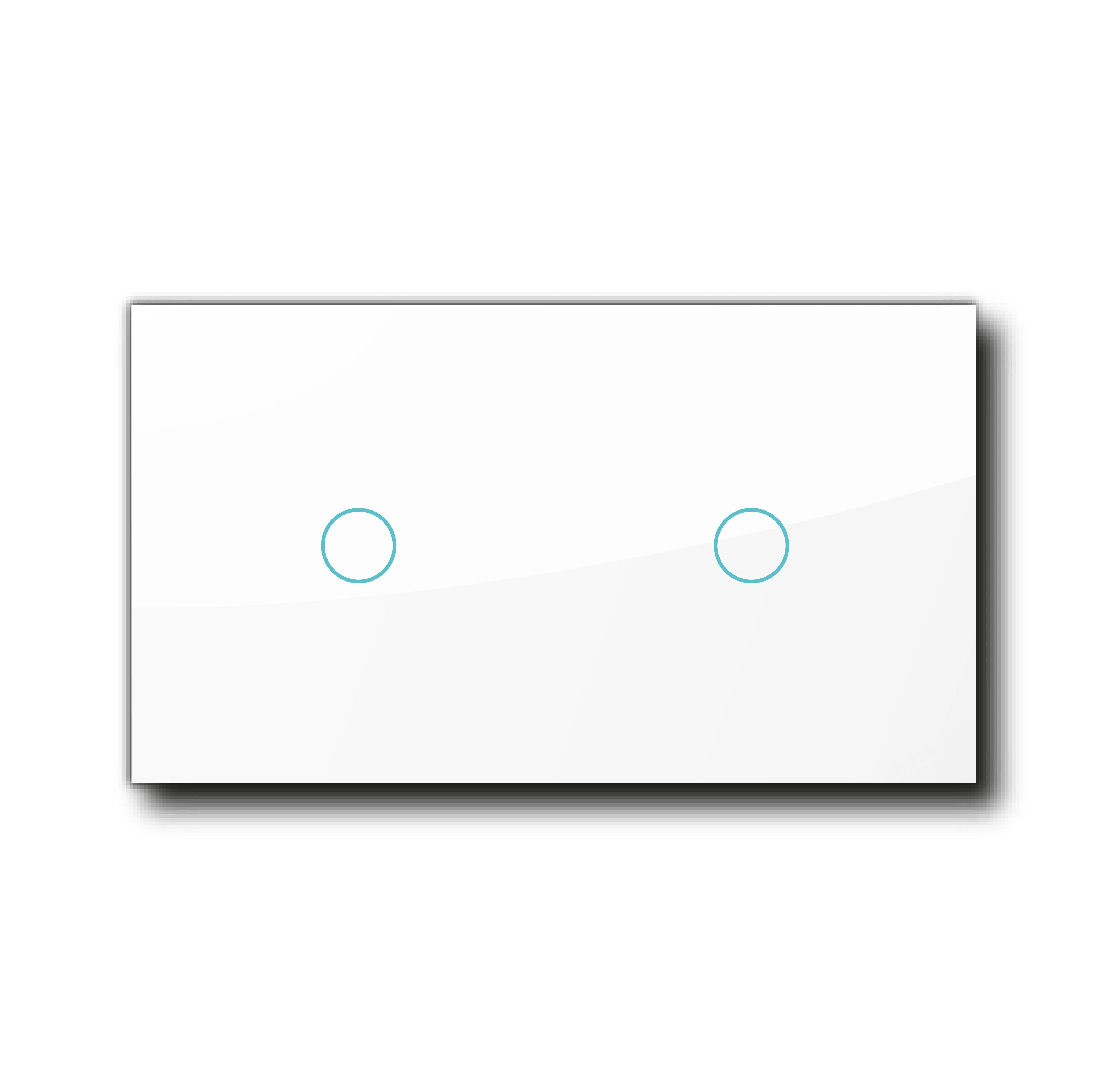 Smartify vPRO Espelho Duplo (1 botão + 1 botão) Branco - SYPE20101BR