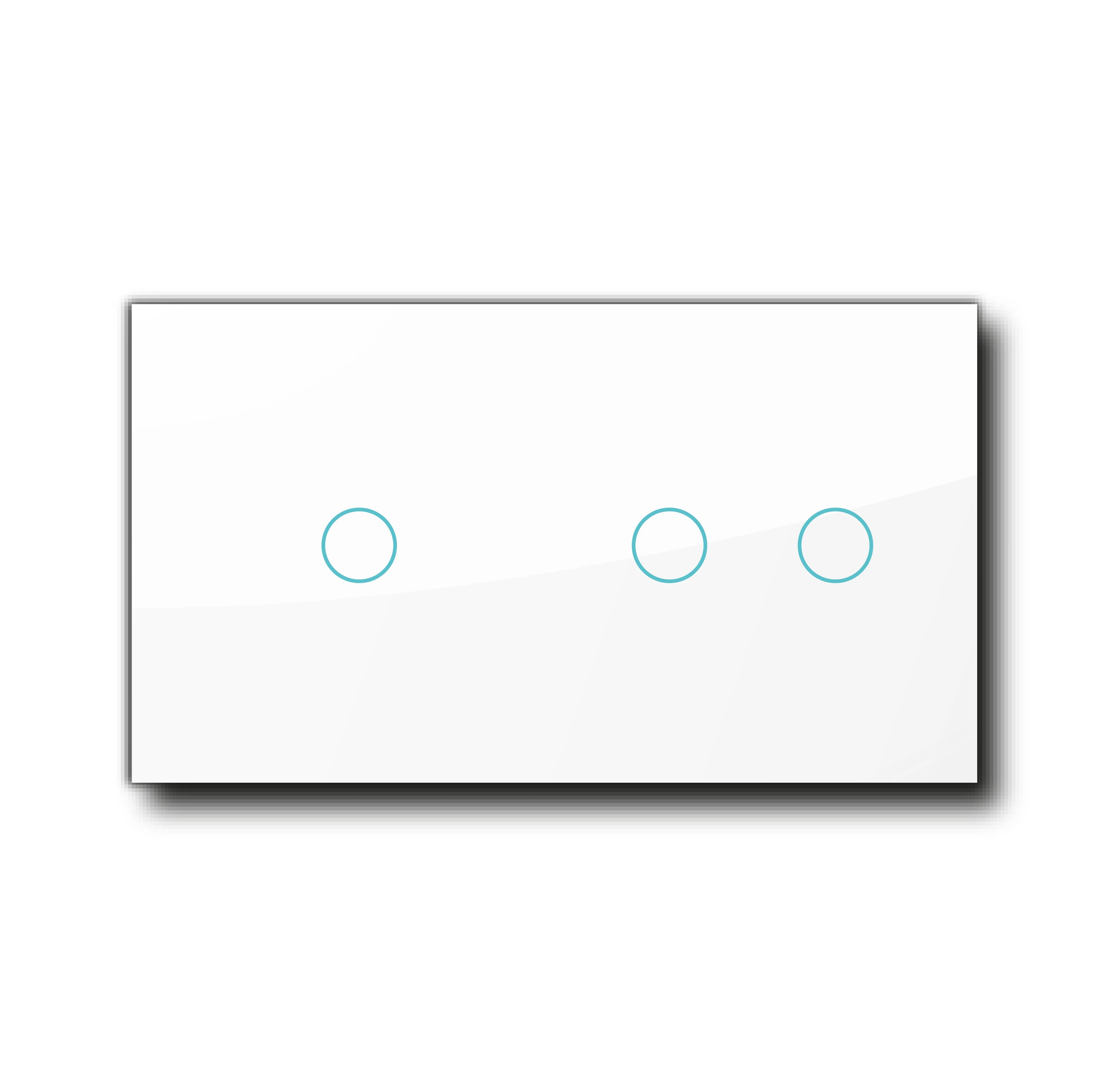 Smartify vPRO Espelho Duplo (1 botão + 2 botões) Branco - SYPE20102BR