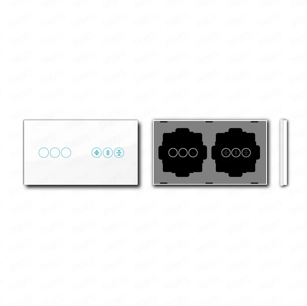 Smartify vPRO Espelho Duplo (3 botões + Estores) Branco - SYPE203ESBR - Image 2