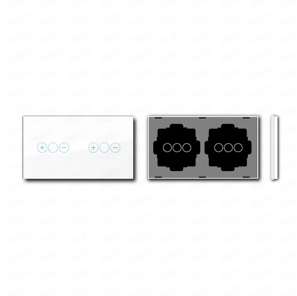 Smartify vPRO Espelho Duplo (Dimmer + Dimmer) Branco - SYPE21D1DBR - Image 2