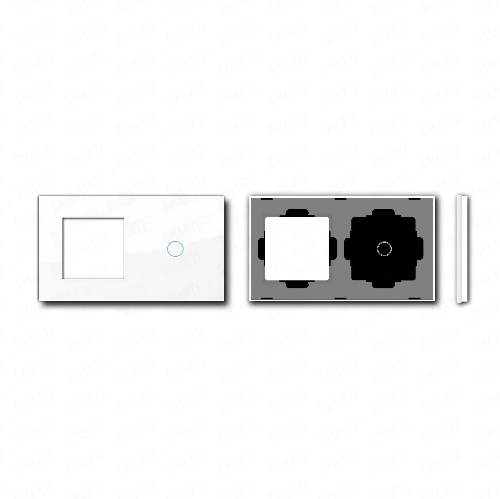 Smartify vPRO Espelho Duplo (Moldura + 1 botão) Branco - SYPE20001BR - Image 2