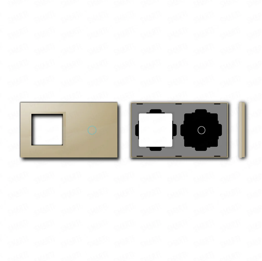 Smartify vPRO Espelho Duplo (Moldura + 1 botão) Dourado - SYPE20001DR - Image 2