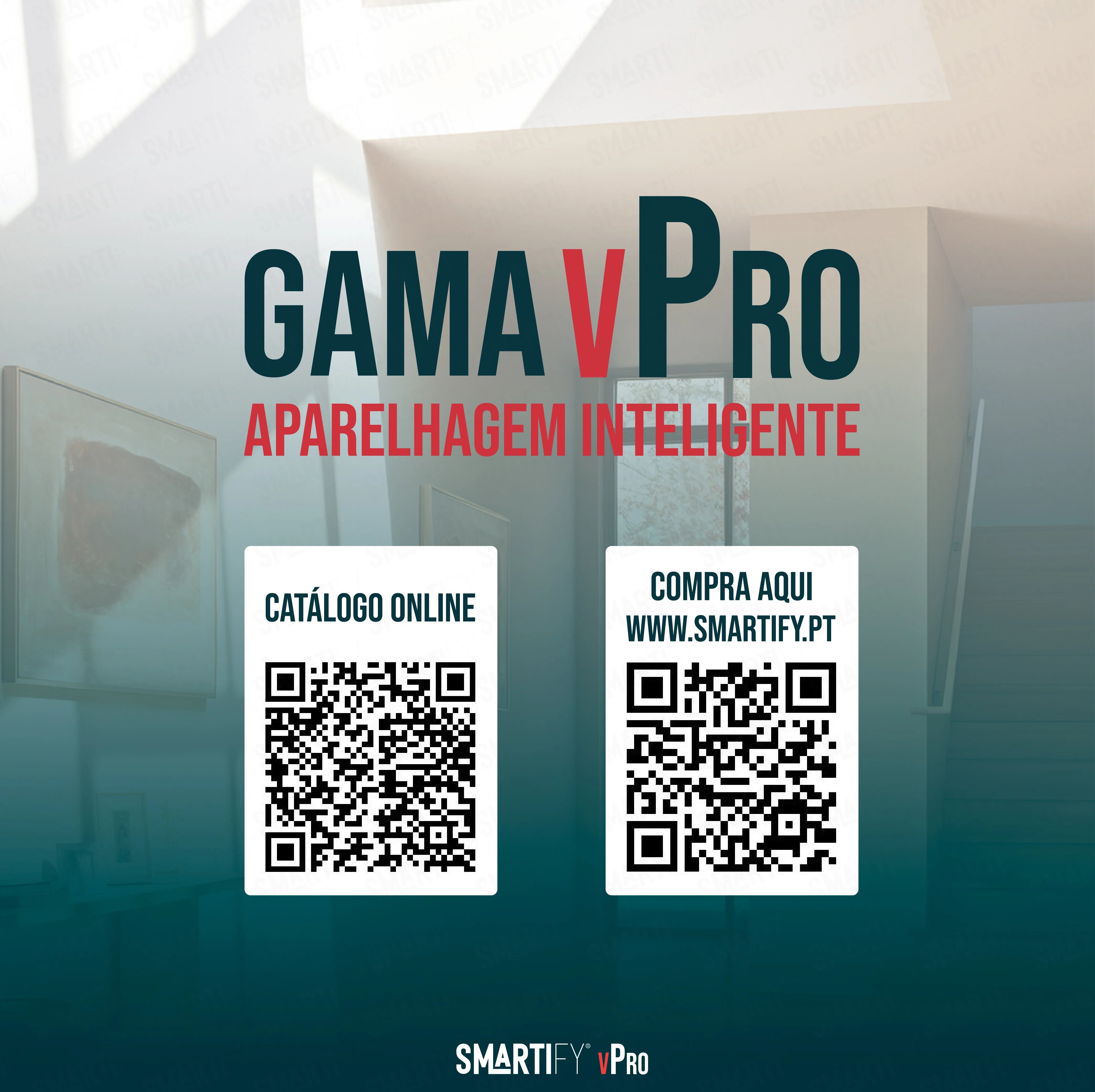 Smartify vPRO Espelho Quadruplo (1 botão + 1 botão + 2 botões + Estores) Dourado - SYPE4010102ESDR - Image 7
