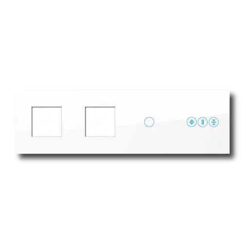 Smartify vPRO Espelho Quadruplo (Moldura + Moldura + 1 botão + Estores) Branco - SYPE4000001ESBR