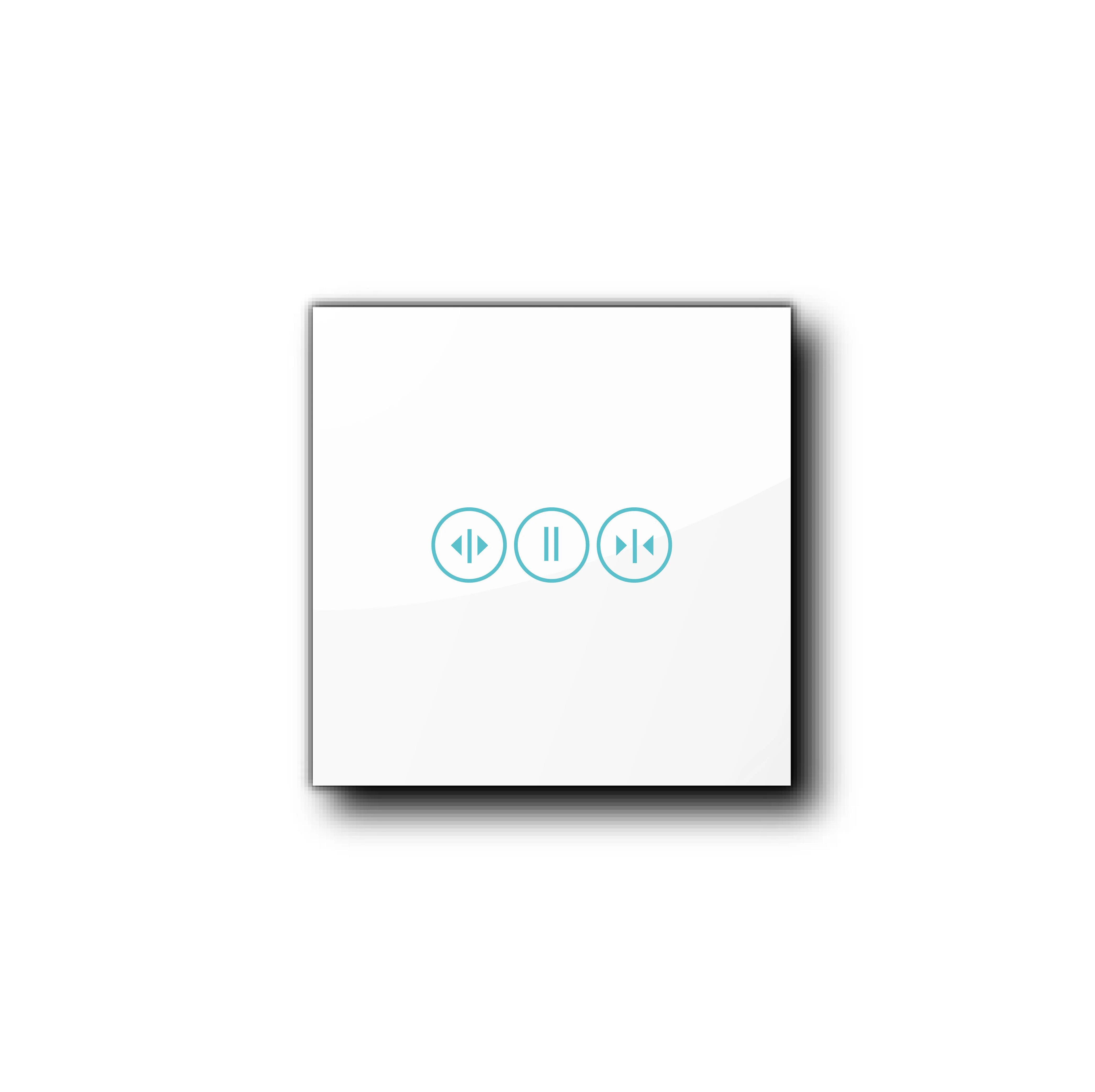 Smartify vPRO Espelho Simples de Cortinas Branco - SYPE1CTBR