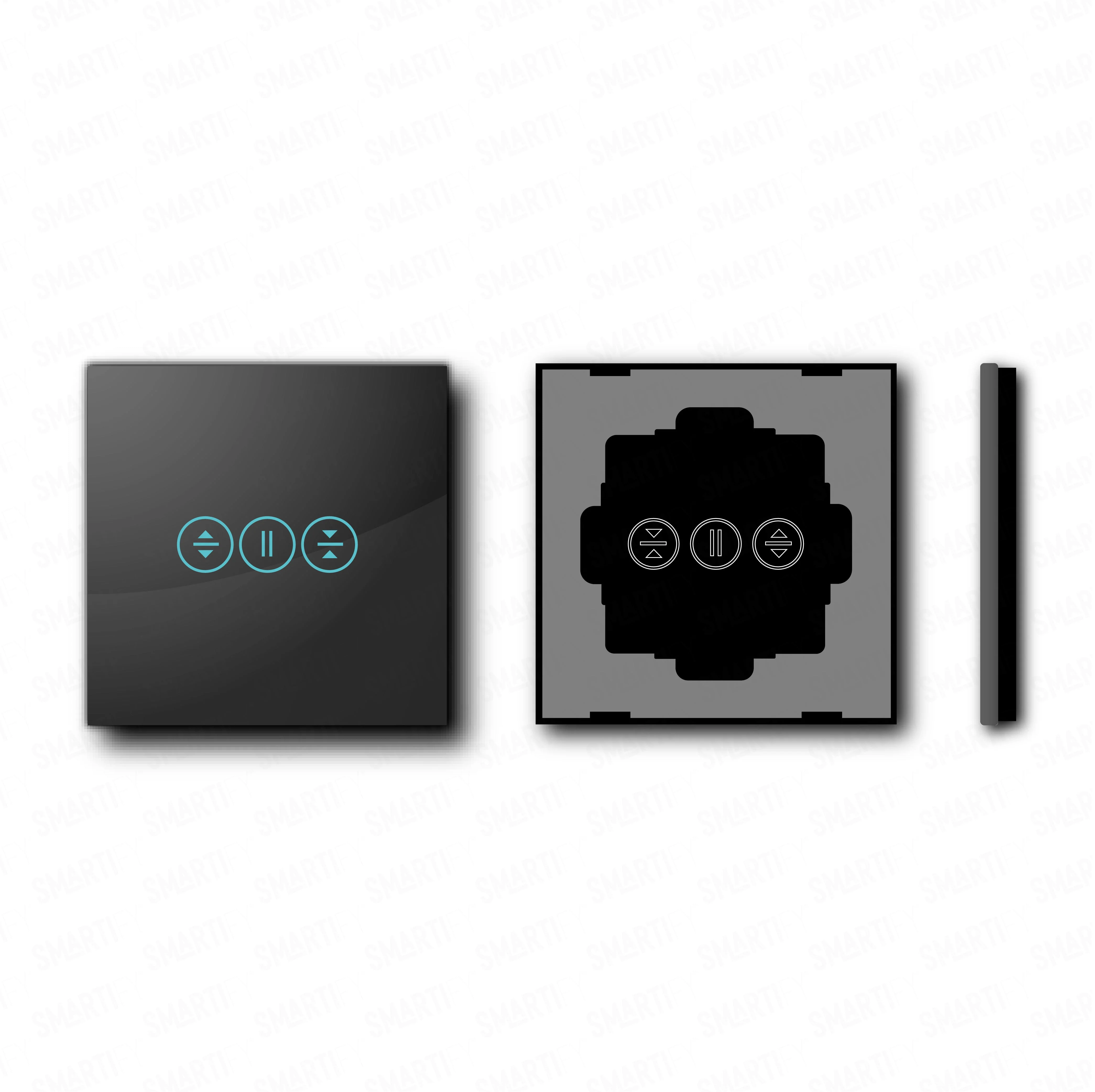 Smartify vPRO Espelho Simples de Estores Preto - SYPE1ESPR - Image 2