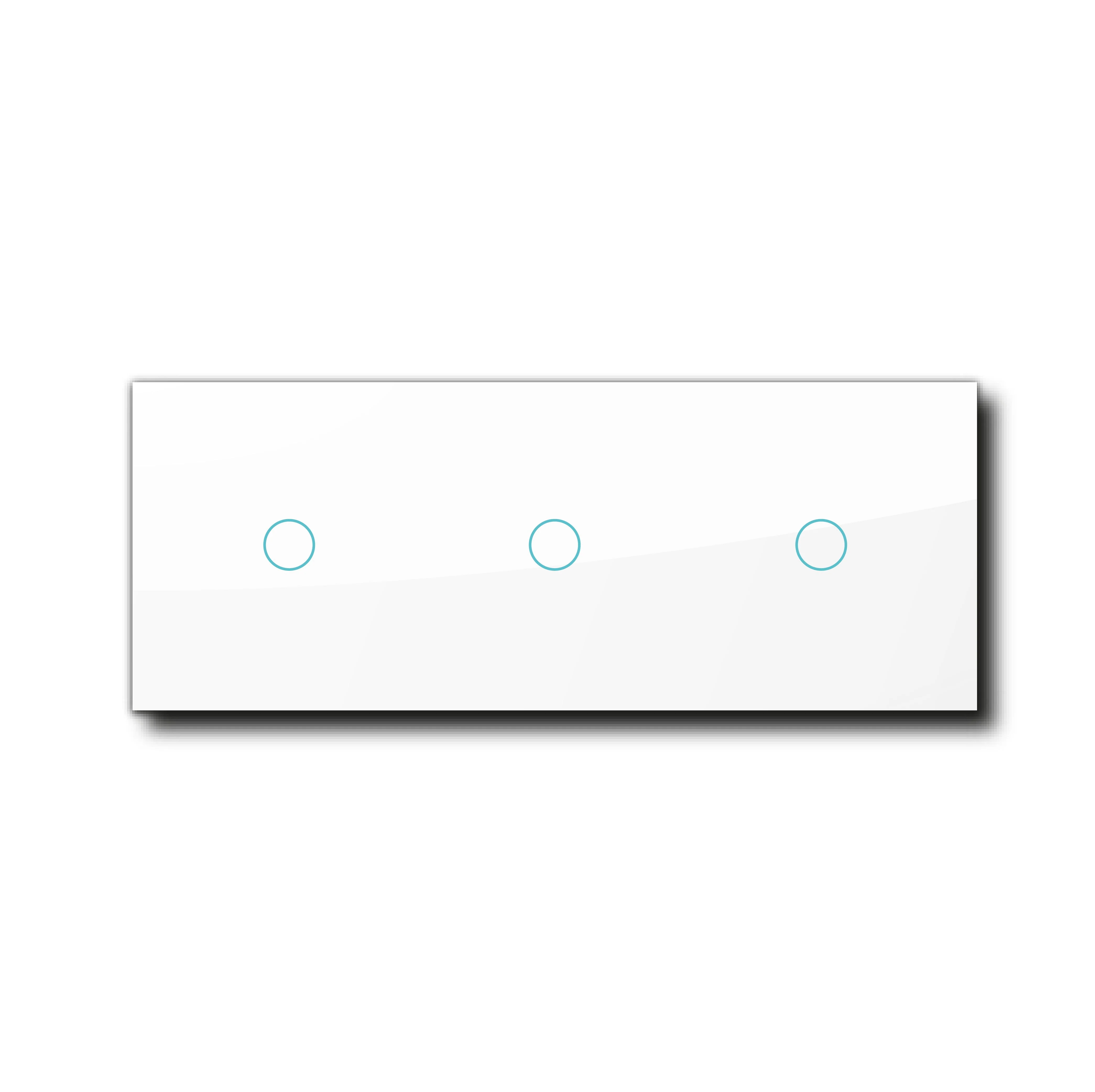 Smartify vPRO Espelho Triplo (1 botão + 1 botão + 1 botão) Branco - SYPE3010101BR