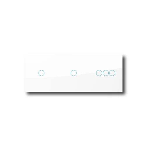 Smartify vPRO Espelho Triplo (1 botão + 1 botão + 3 botões) Branco - SYPE3010103BR
