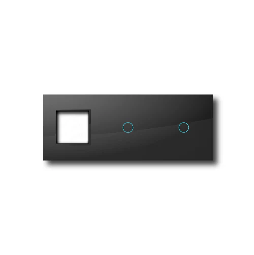 Smartify vPRO Espelho Triplo (Moldura + 1 botão + 1 botão) Preto - SYPE3000101PR