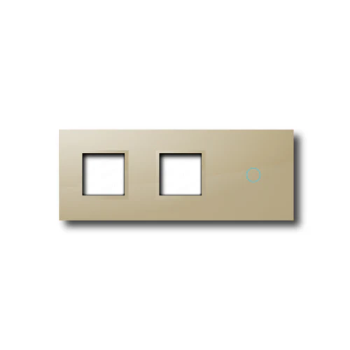 Smartify vPRO Espelho Triplo (Moldura + Moldura + 1 botão) Dourado - SYPE3000001DR