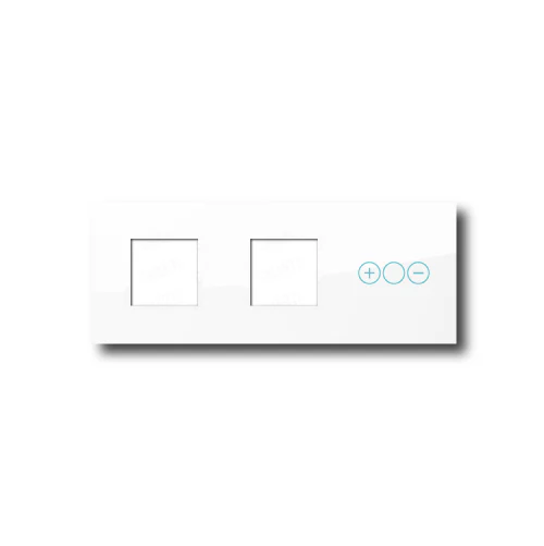 Smartify vPRO Espelho Triplo (Moldura + Moldura + Dimmer) Branco - SYPE300001DBR