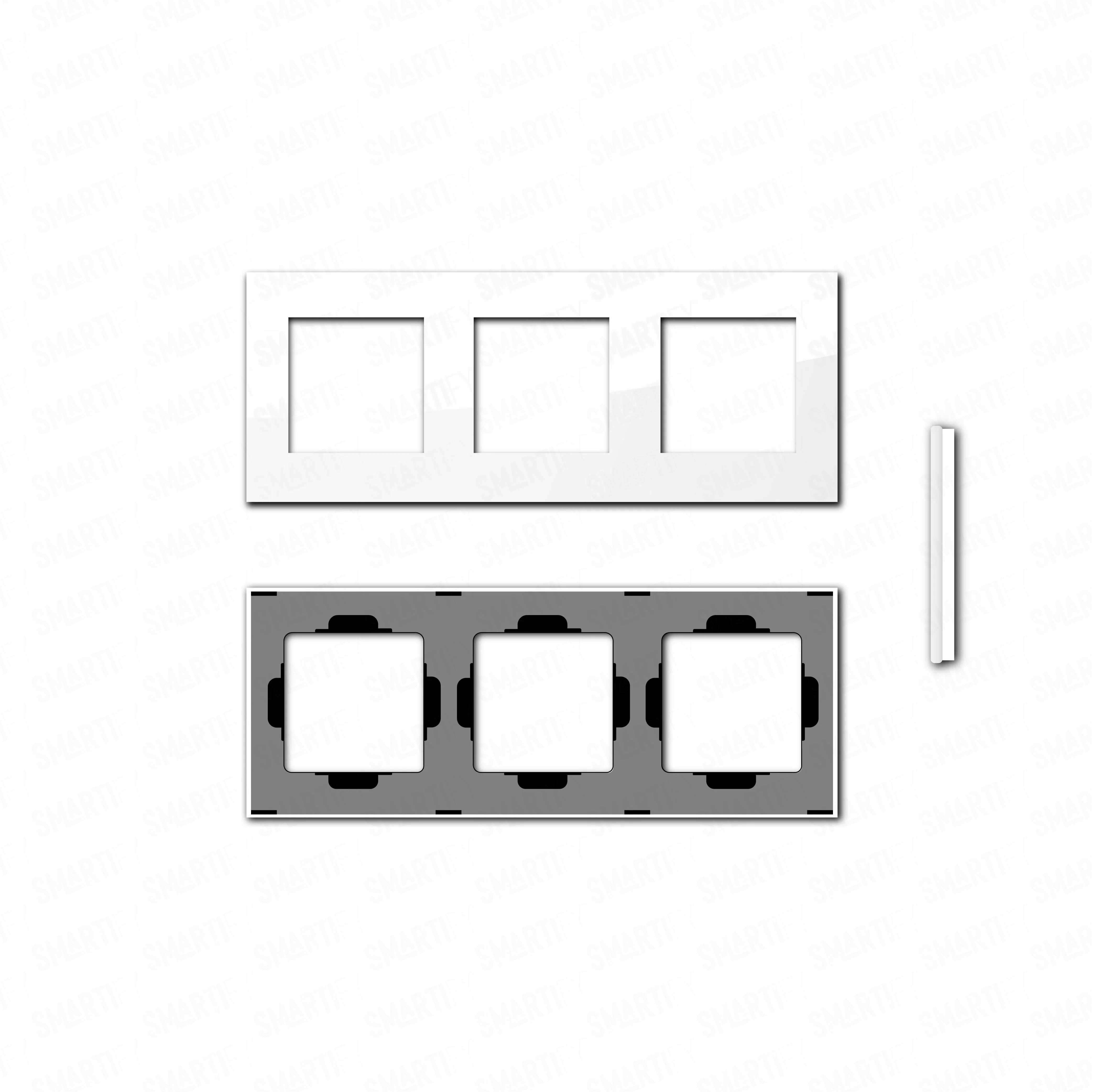 Smartify vPRO Espelho Triplo (moldura + moldura + moldura) Branco - SYPE3000000BR - Image 2