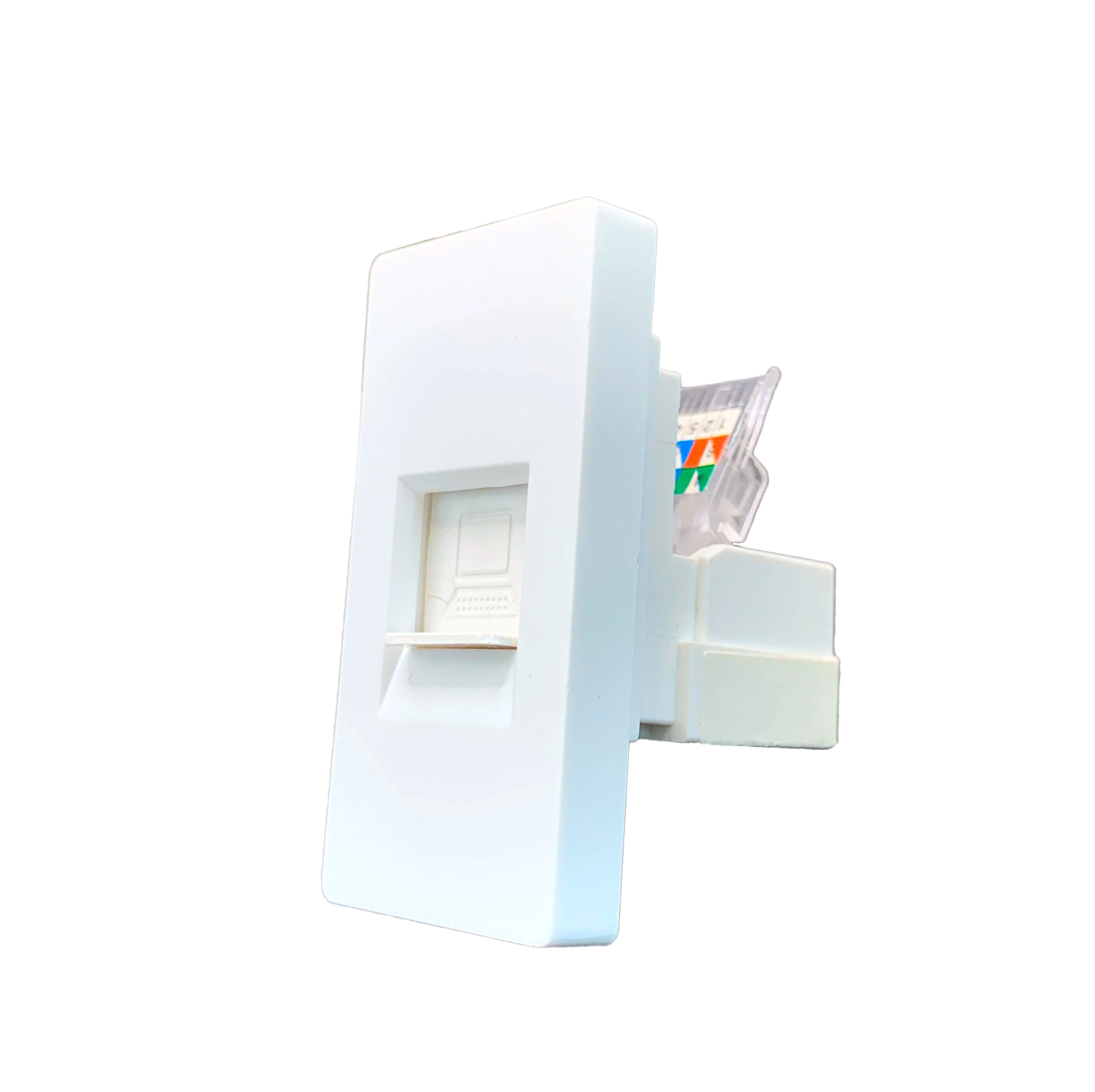 Smartify vPRO Meio Módulo de CAT6 Branco - SYP0MCAT6BR