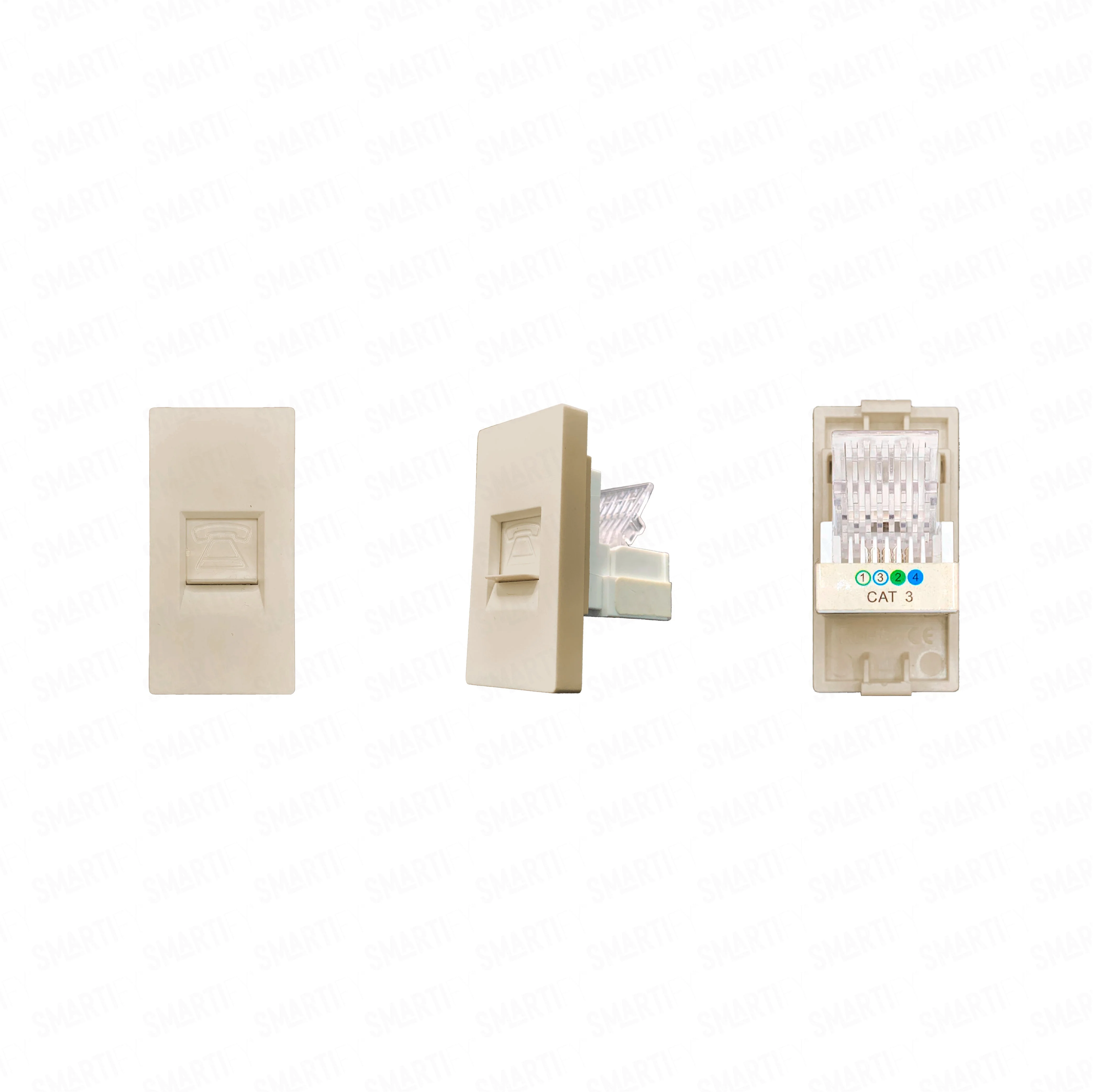 Smartify vPRO Meio Módulo de Telefone Dourado - SYP0MTELDR - Image 2