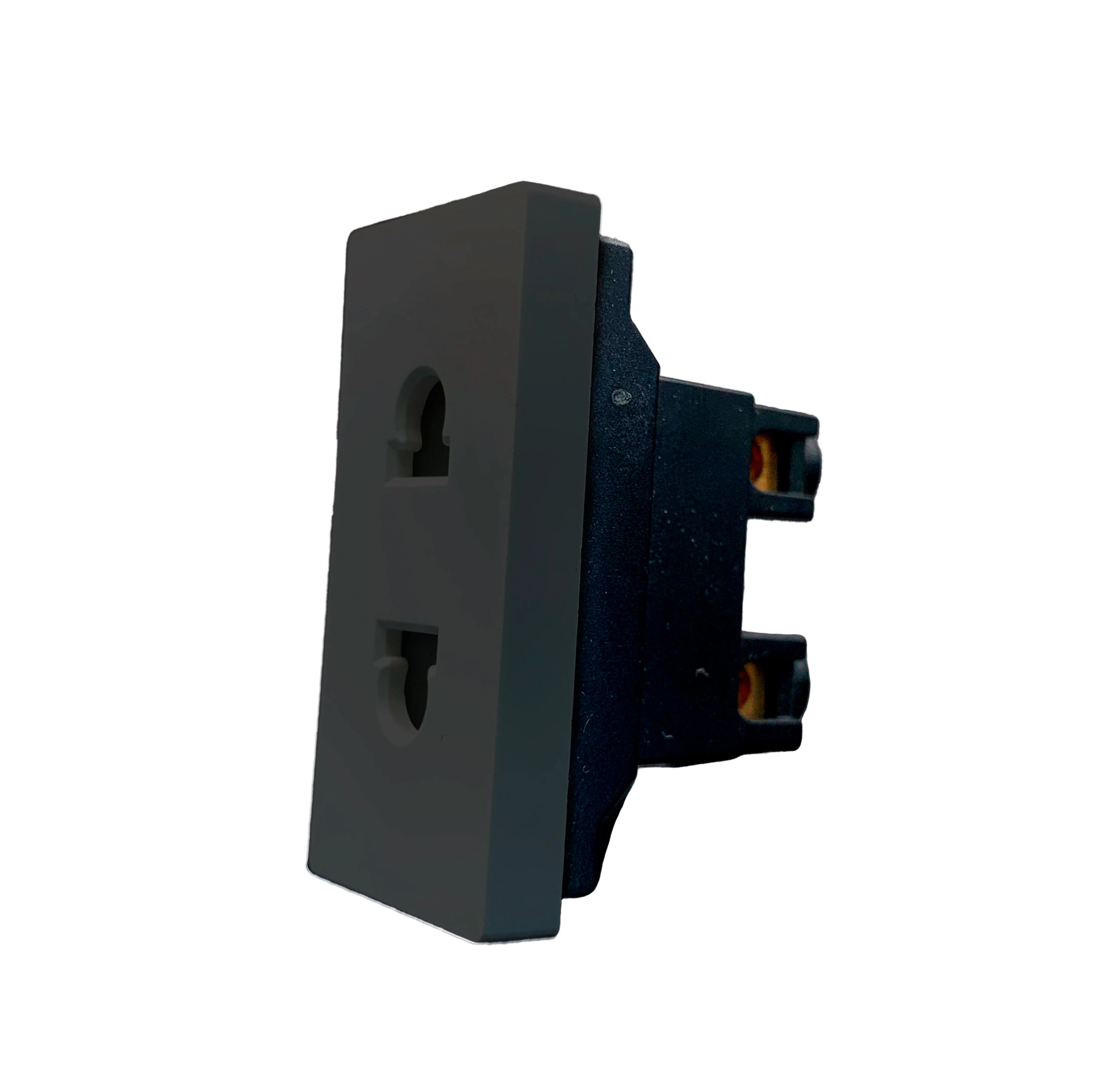 Smartify vPRO Meio Módulo Ficha 2 Pin Preto - SYP0M2PINPR