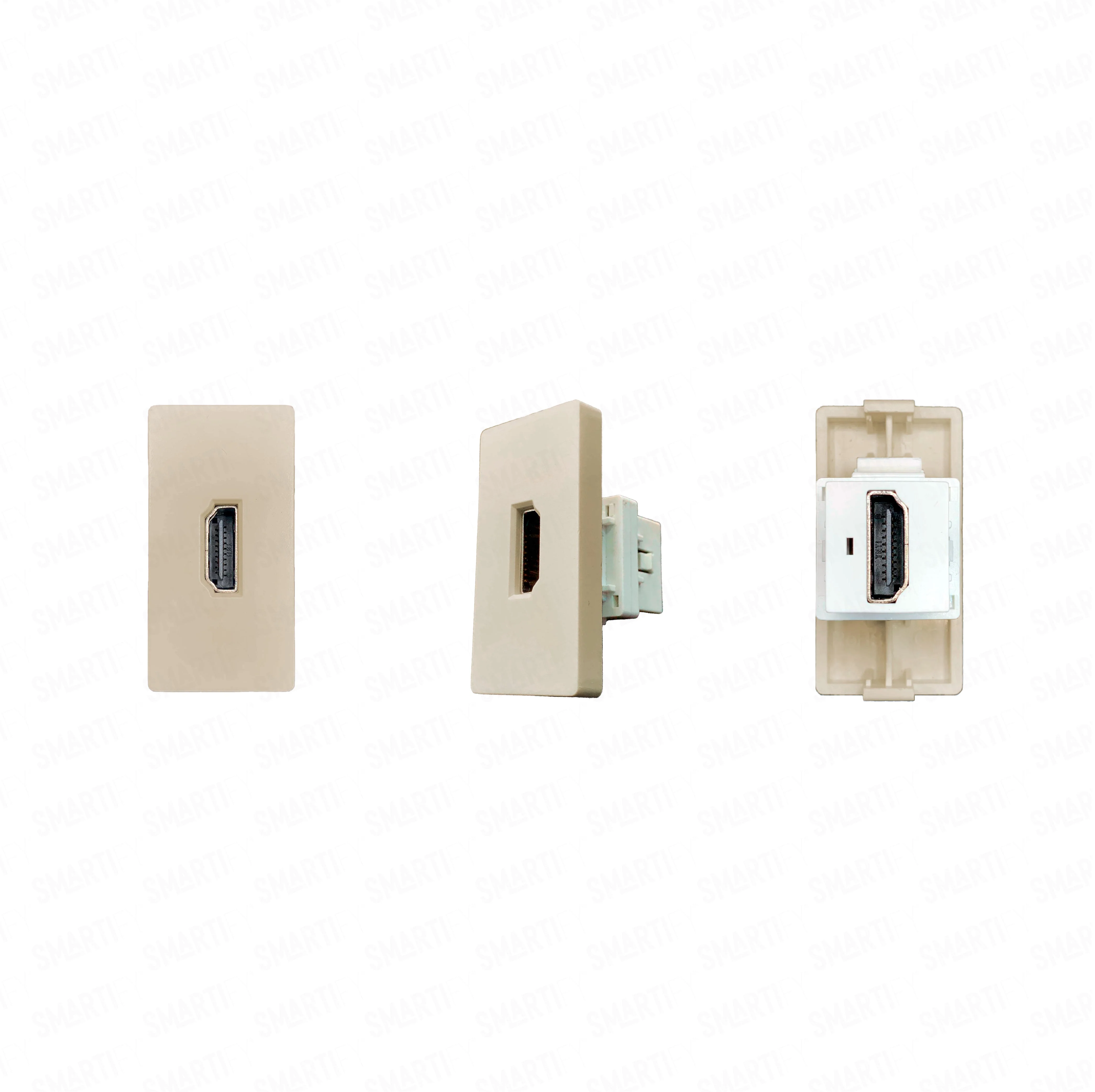 Smartify vPRO Meio Módulo HDMI Dourado - SYP0MHDMIDR - Image 2