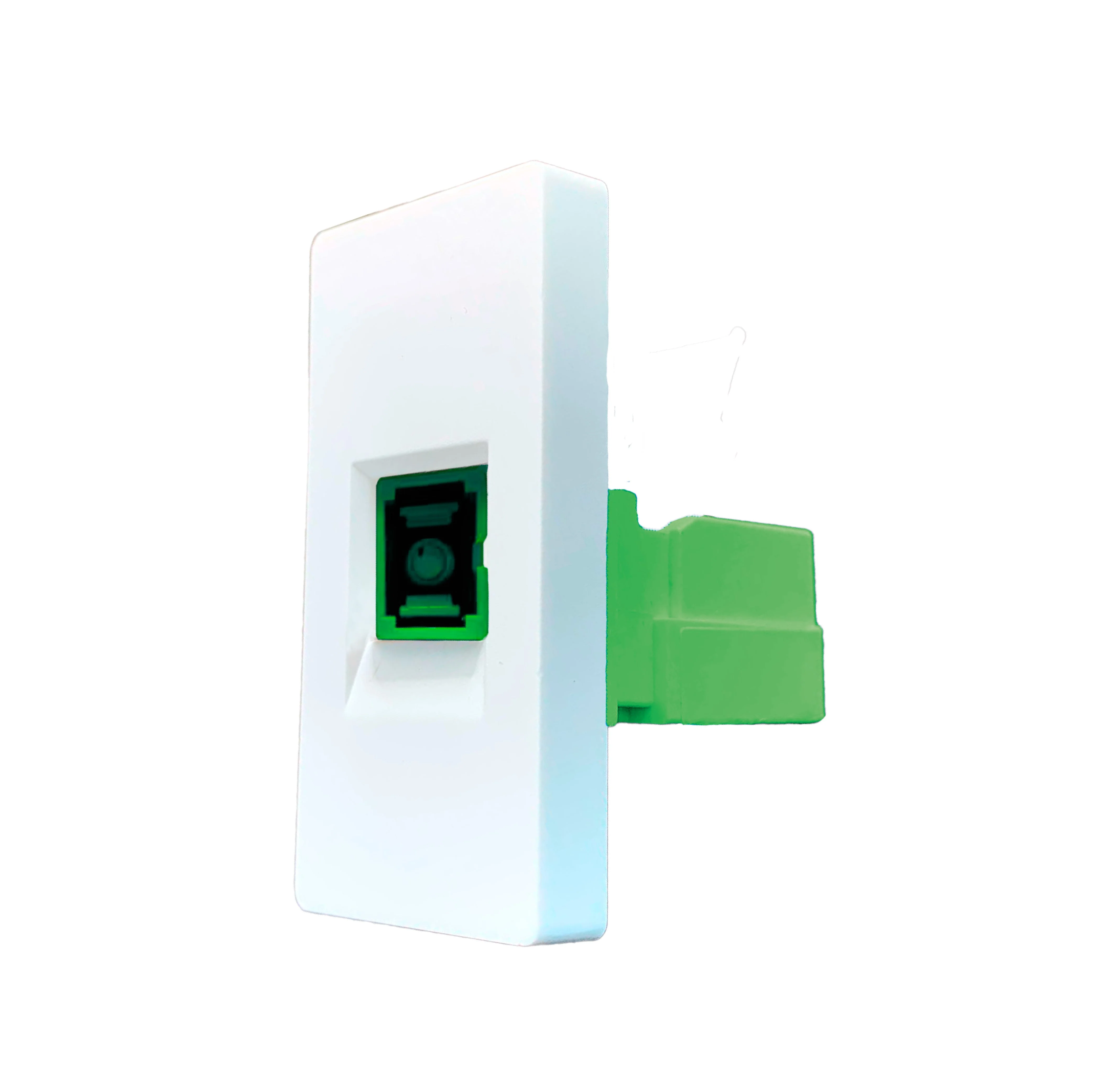 Smartify vPRO Meio Módulo Fibra Optica SC-APC Branco - SYP0MAPCBR