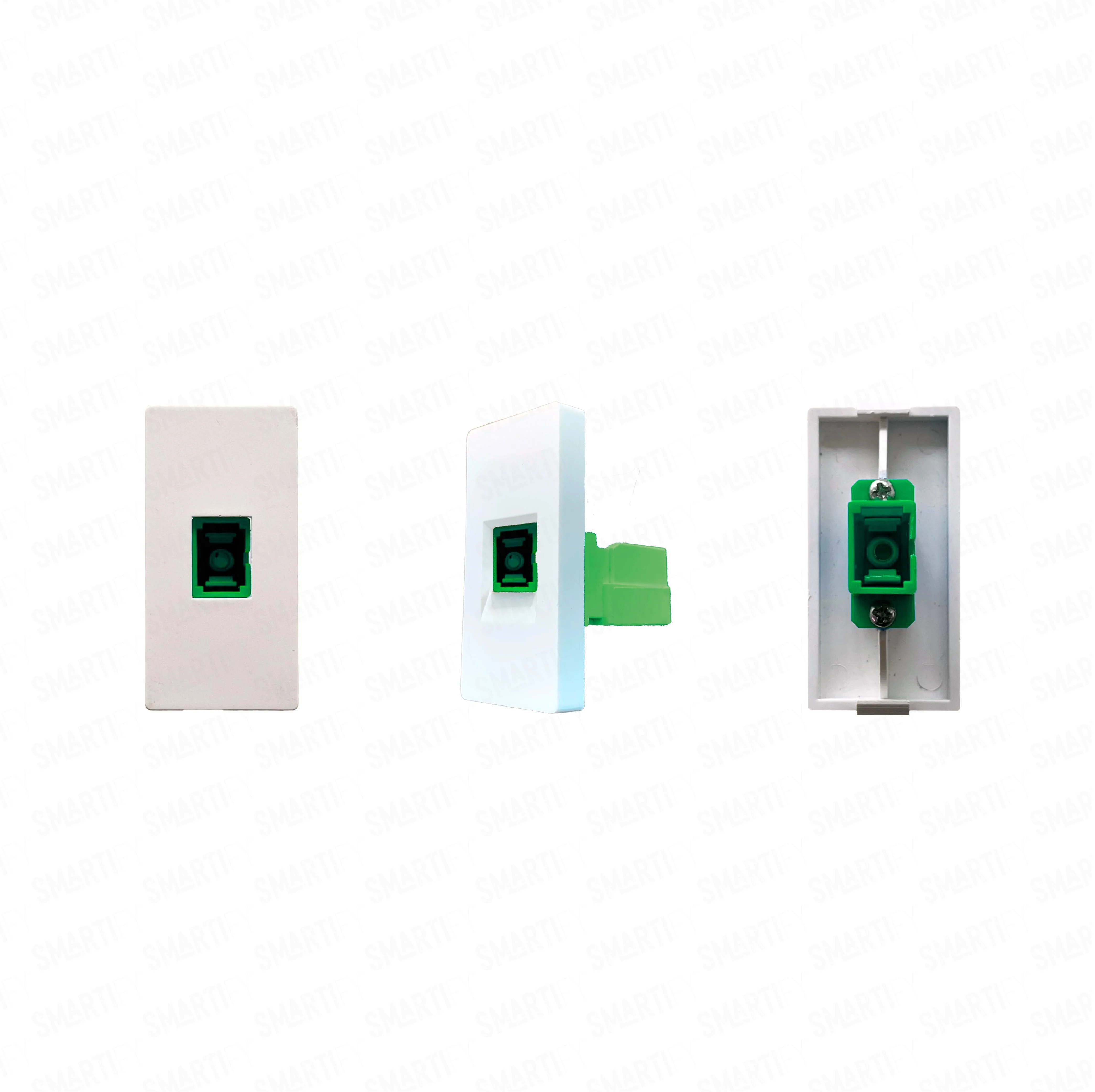 Smartify vPRO Meio Módulo Fibra Optica SC-APC Branco - SYP0MAPCBR - Image 2