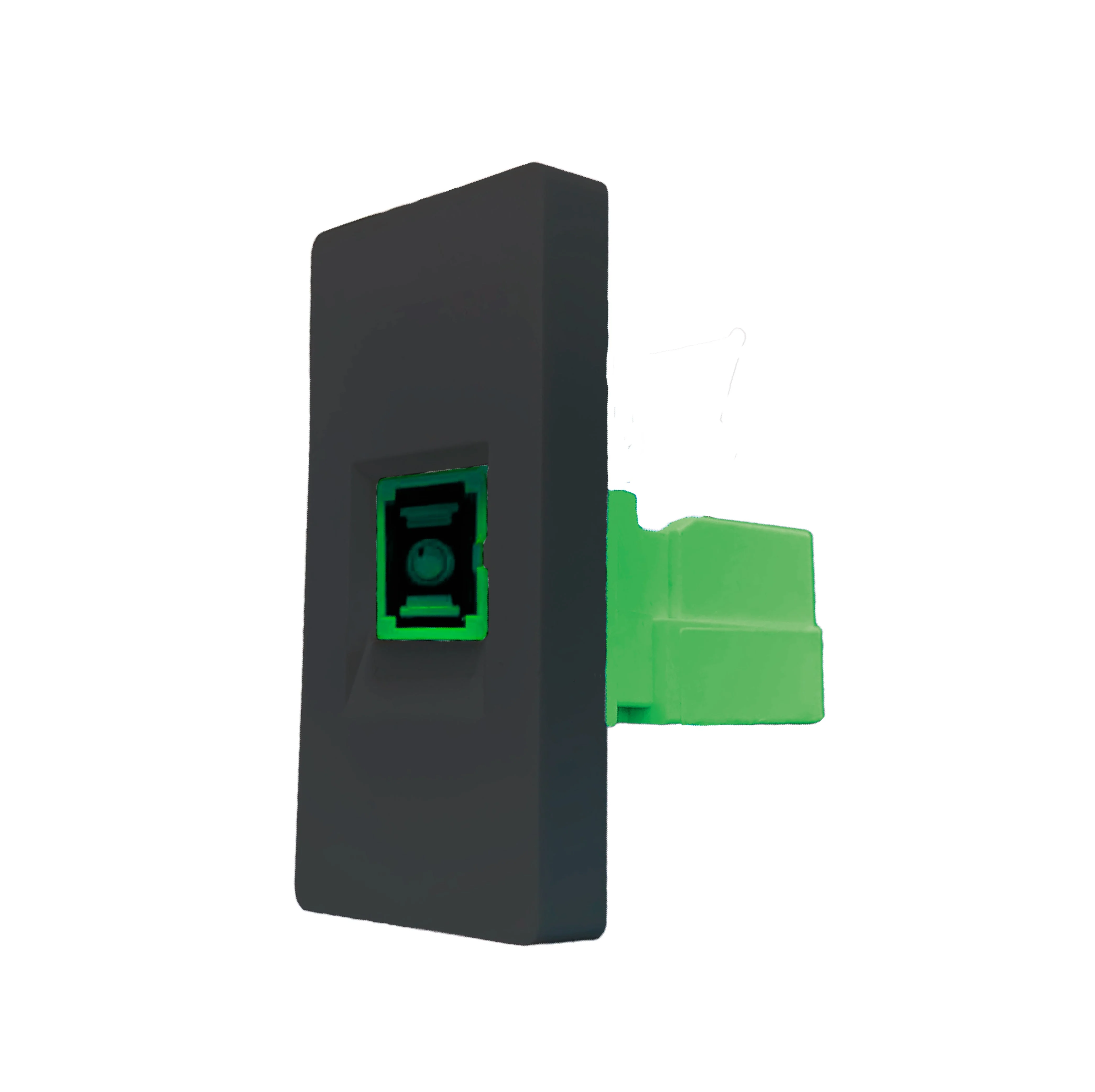 Smartify vPRO Meio Módulo Fibra Optica SC-APC Preto - SYP0MAPCPR