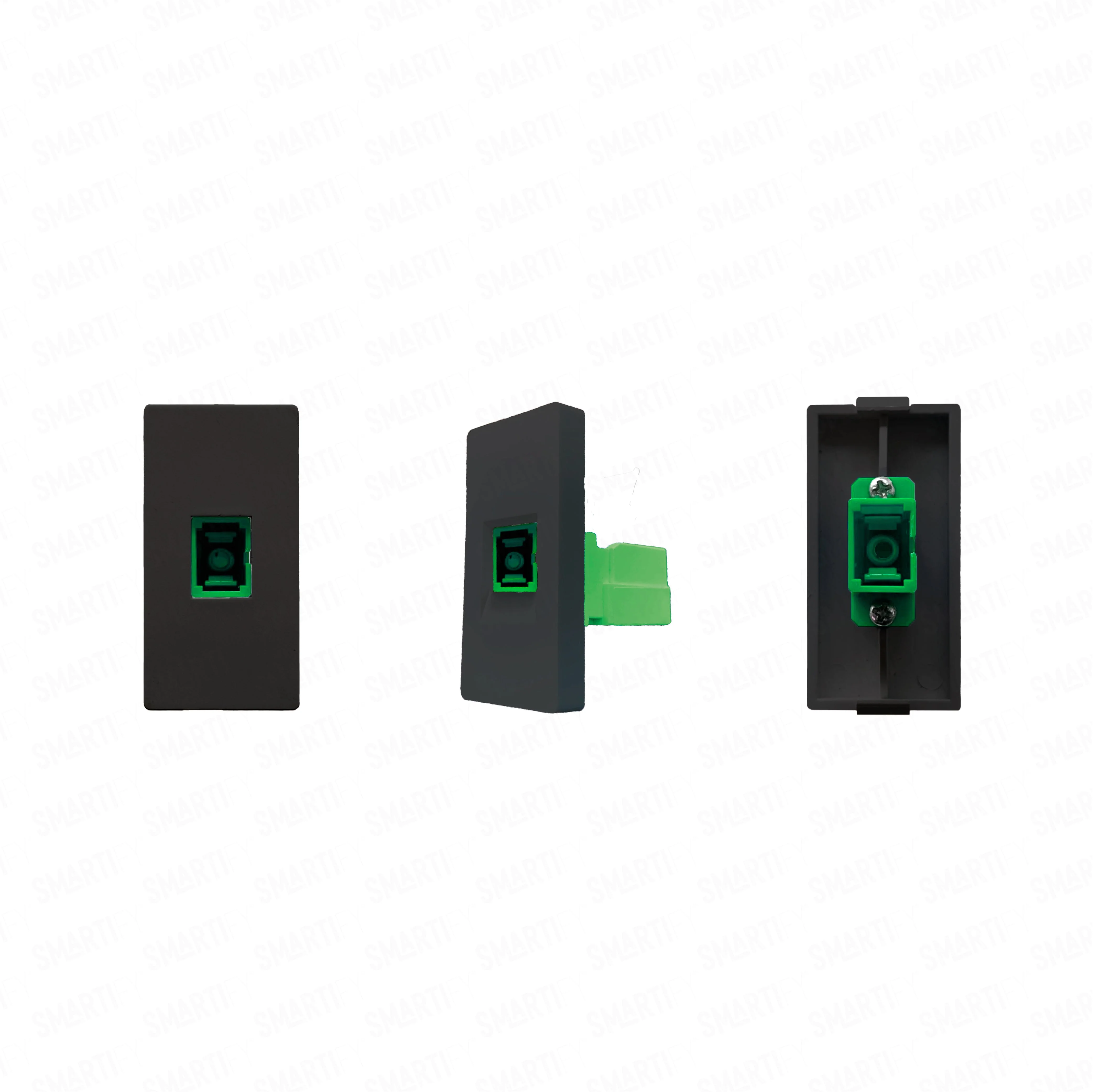 Smartify vPRO Meio Módulo Fibra Optica SC-APC Preto - SYP0MAPCPR - Image 2