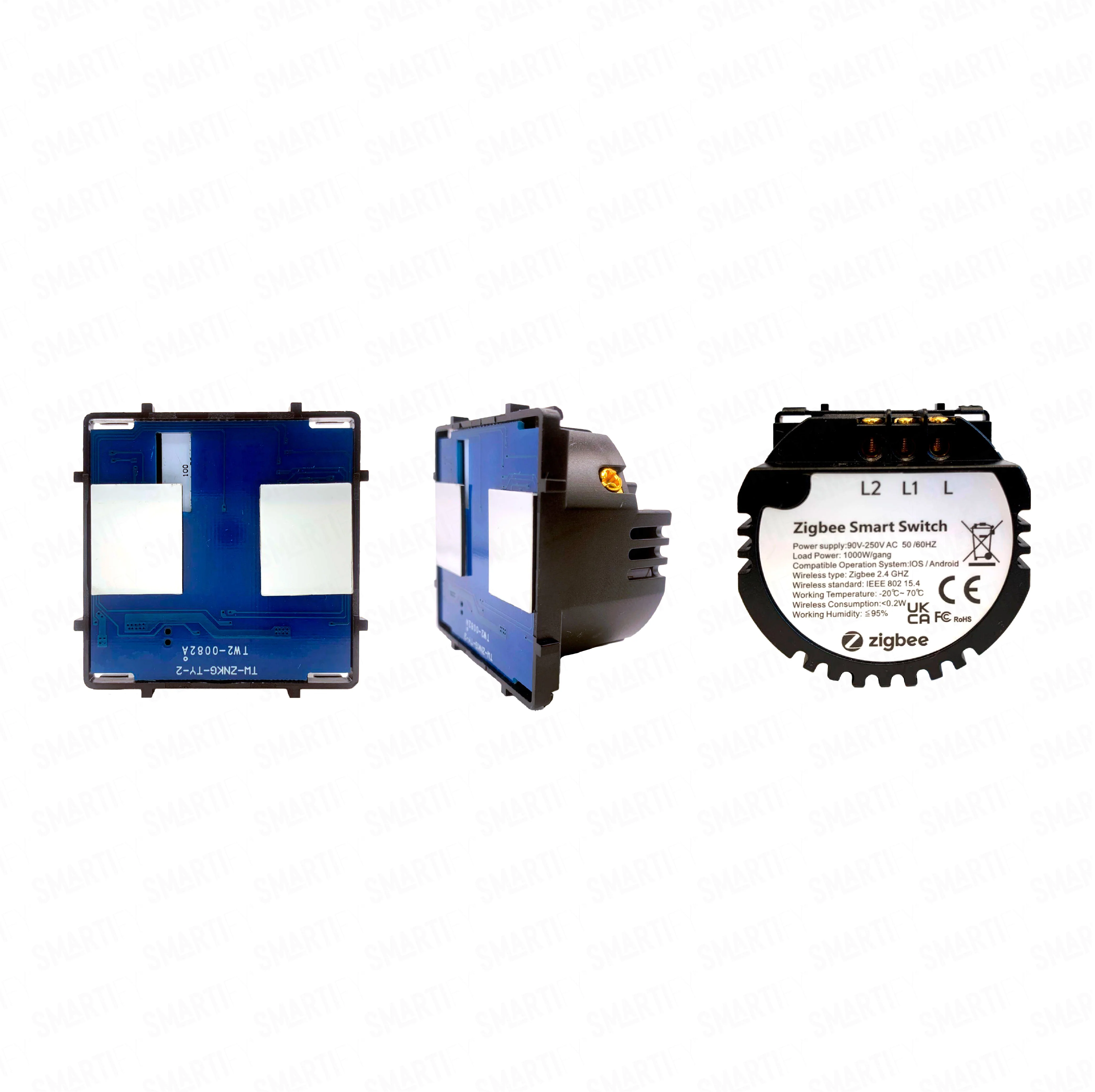 Smartify vPRO Módulo de 2 Canais Inteligente Zigbee (sem neutro)  - SYPM02ZB - Image 2