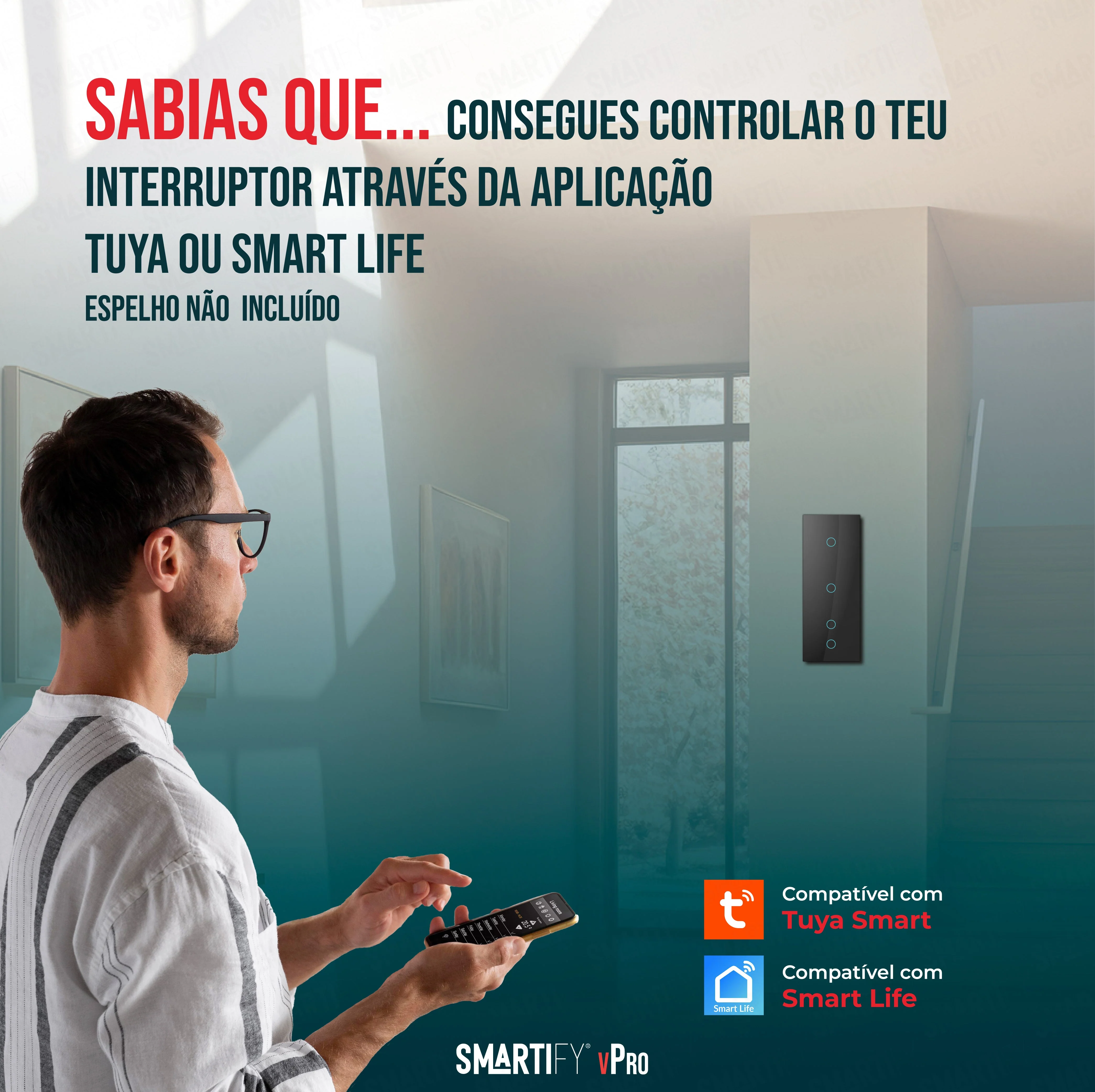 Smartify vPRO Módulo Termóstato piso Radiante c/ Circulação de Águas Inteligente Zigbee Dourado - SYPMTTAZBDR - Image 11