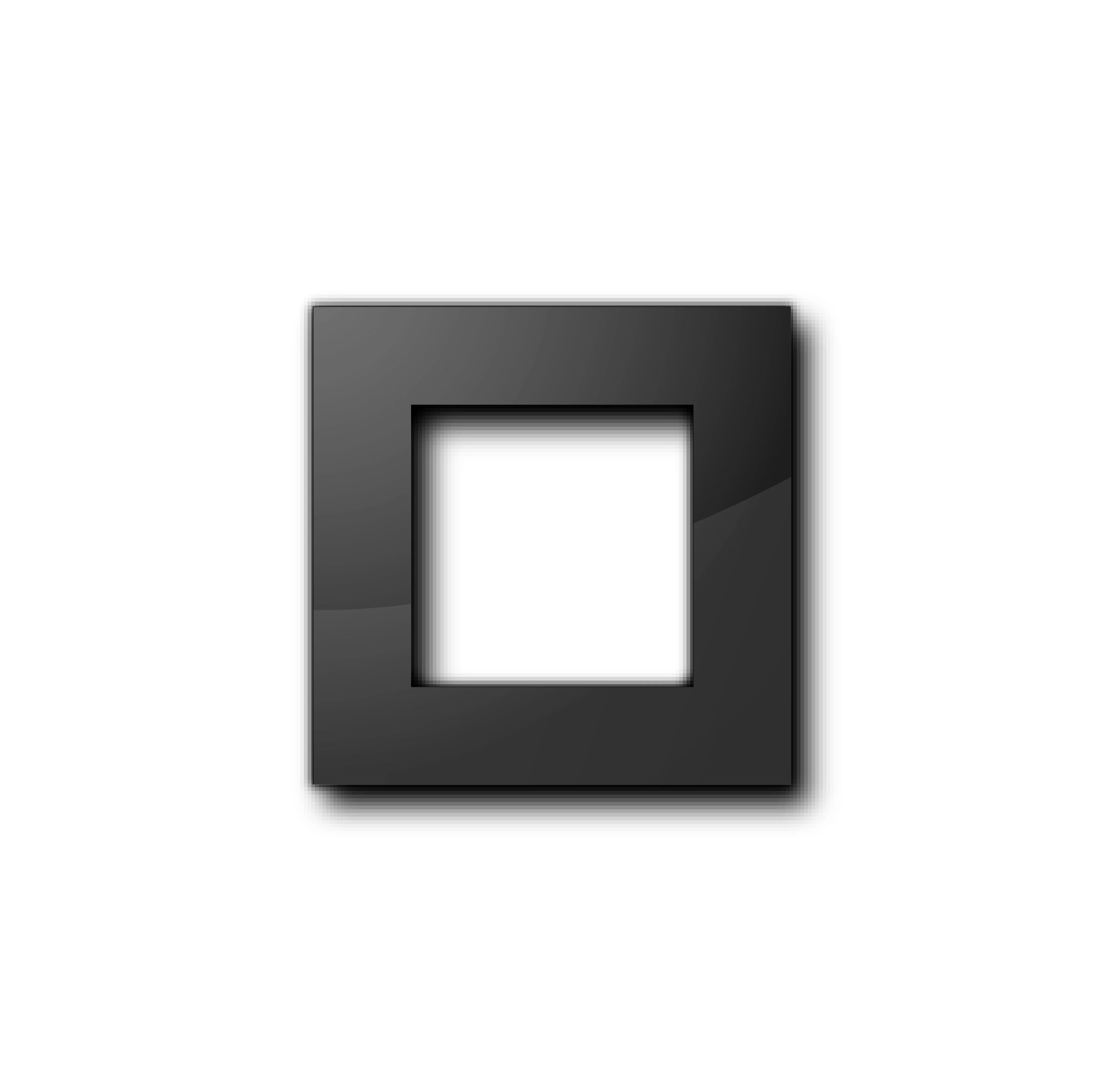 Smartify vPRO Moldura Simples Preto - SYPE100PR
