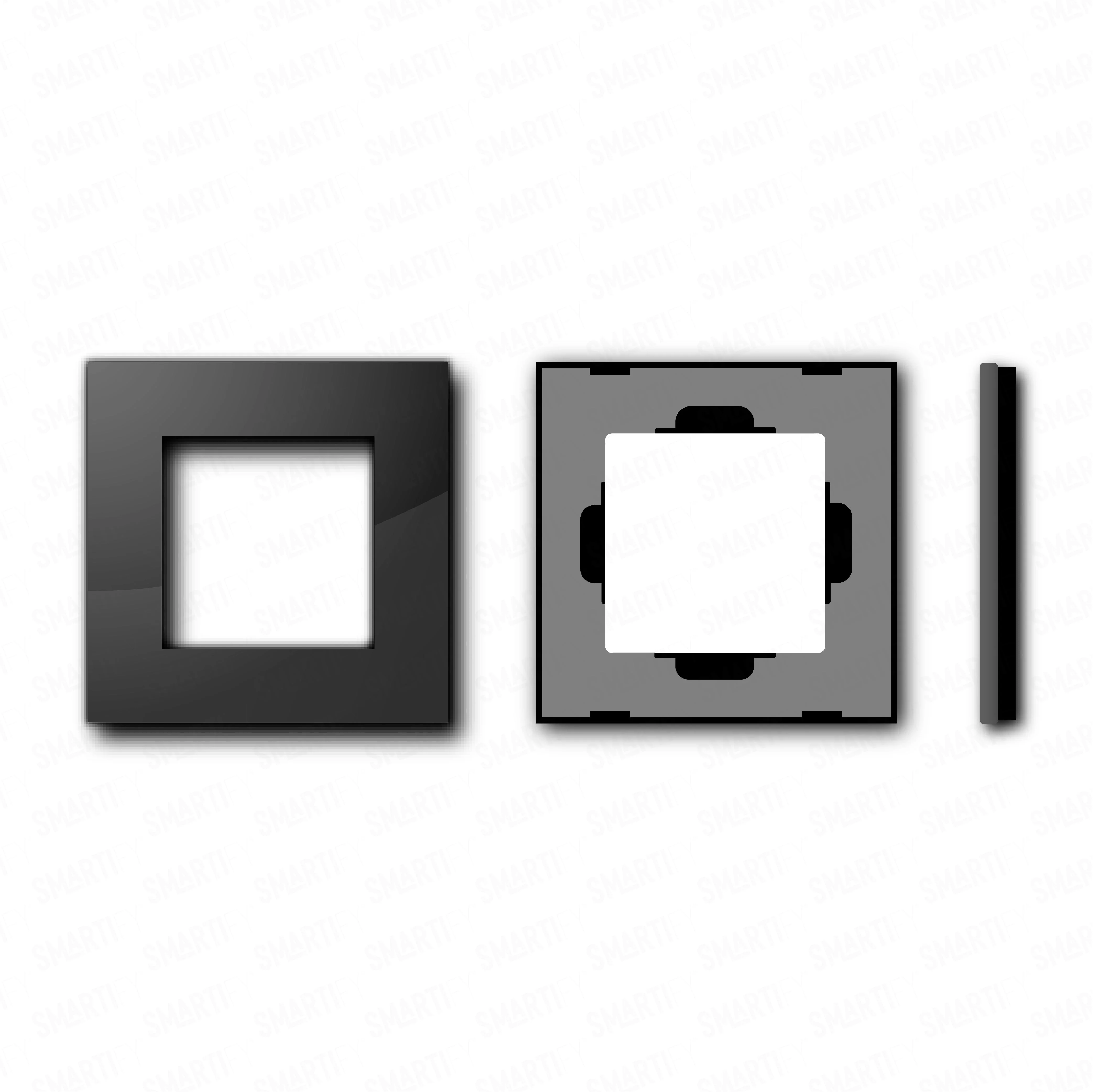 Smartify vPRO Moldura Simples Preto - SYPE100PR - Image 2