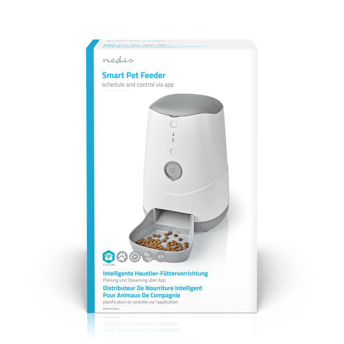Nedis Dispensador de ração para animais de estimação Smart Wifi - Image 7