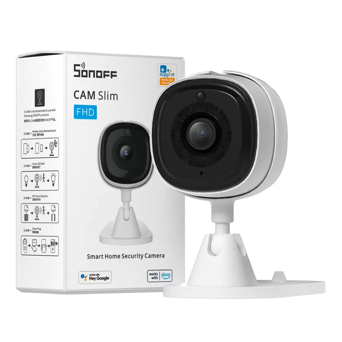 Sonoff CAM Slim FHD - Câmara de segurança doméstica inteligente Wifi - Image 4