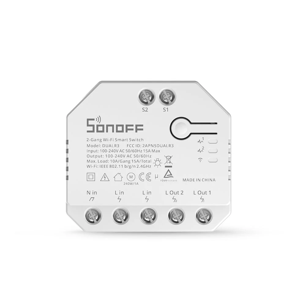 Sonoff Dual R3 Comutador c/ medição de energia - Módulo WiFi - Image 5