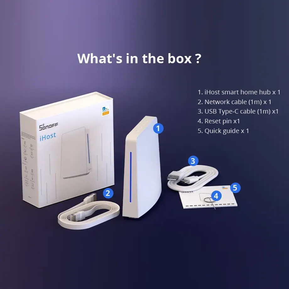 Sonoff iHost Hub Inteligente 2GB Wifi Zigbee - Image 3