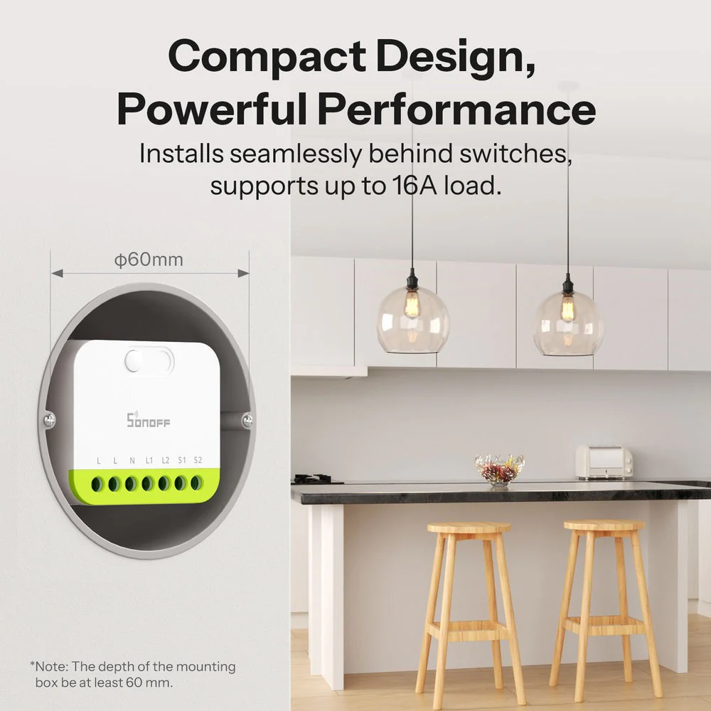 Sonoff Interruptor inteligente Zigbee 3.0 de 2 canais - Sonoff MINI-ZB2GS - Image 15