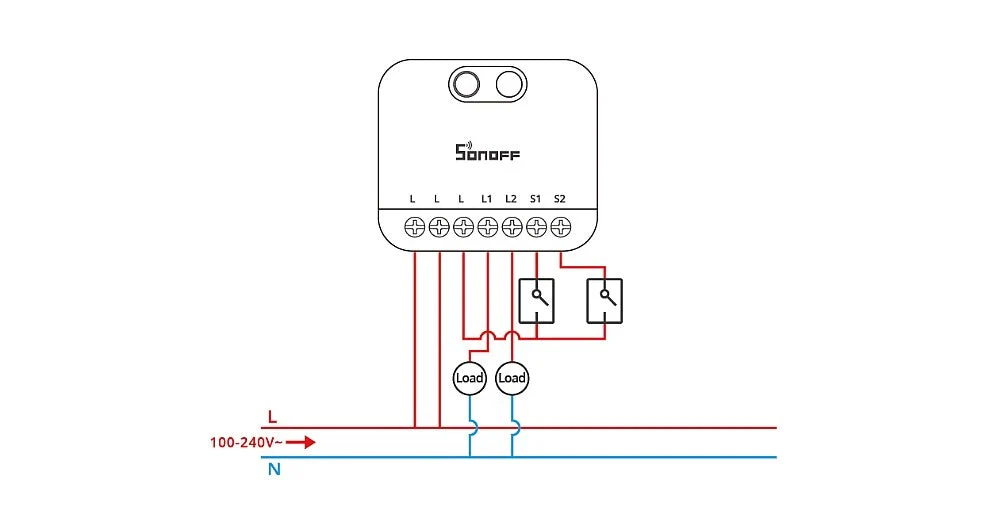 Sonoff Interruptor inteligente Zigbee 3.0 de 2 canais - Sonoff MINI-ZB2GS - Image 19