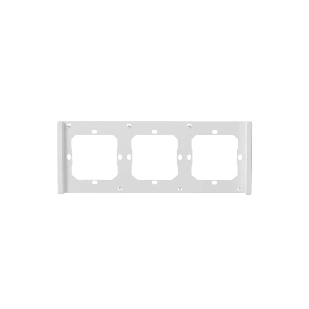 Sonoff M5 Frame - Moldura Tripla para Interruptores Sonoff M5 80mm em Branco