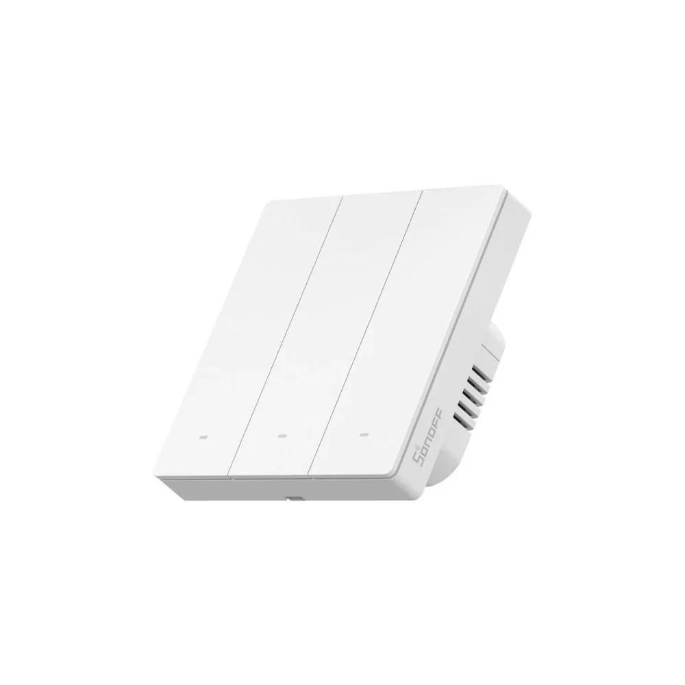 Sonoff M5 Interruptor Inteligente Pressão de 3 canais 86mm Branco Zigbee